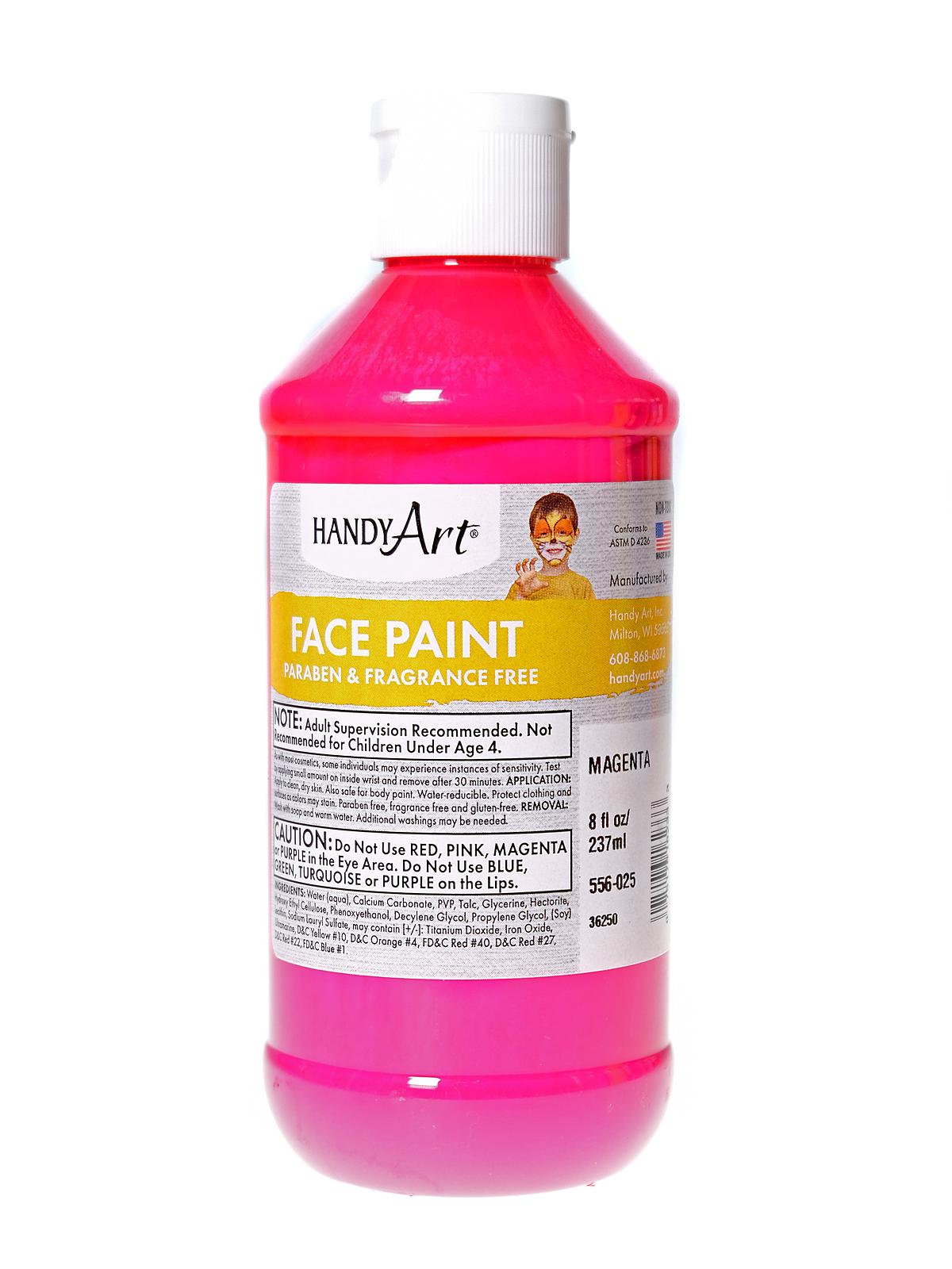 Face Paint magenta 8 oz.