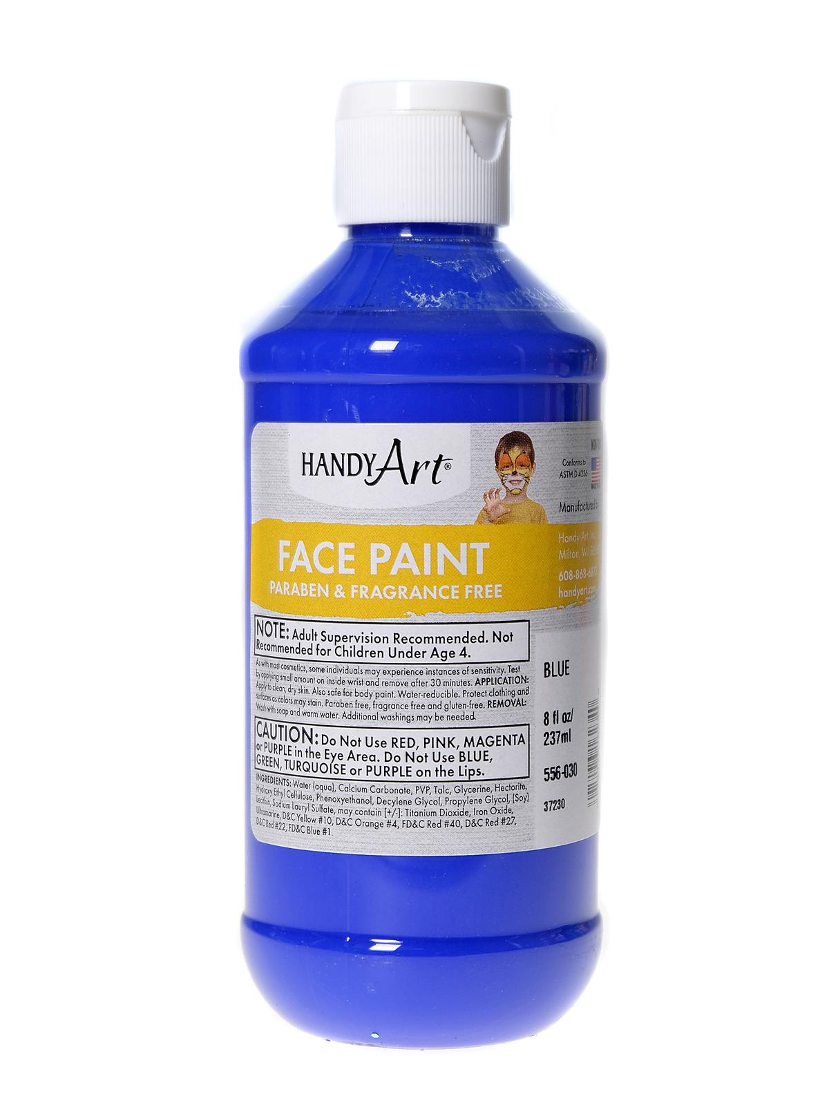 Face Paint Blue 8 Oz.