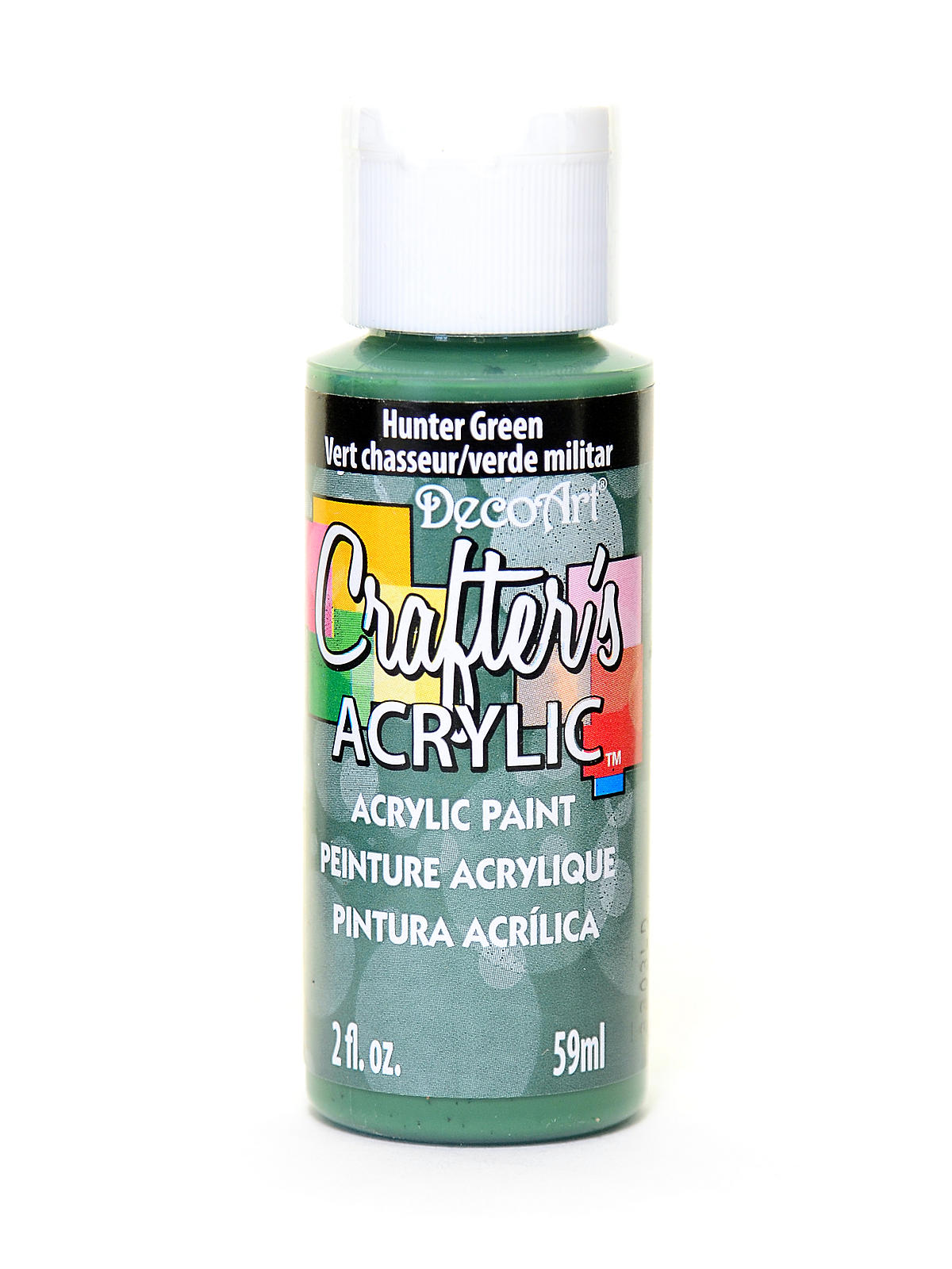 Crafters Acrylic 2 oz hunter green