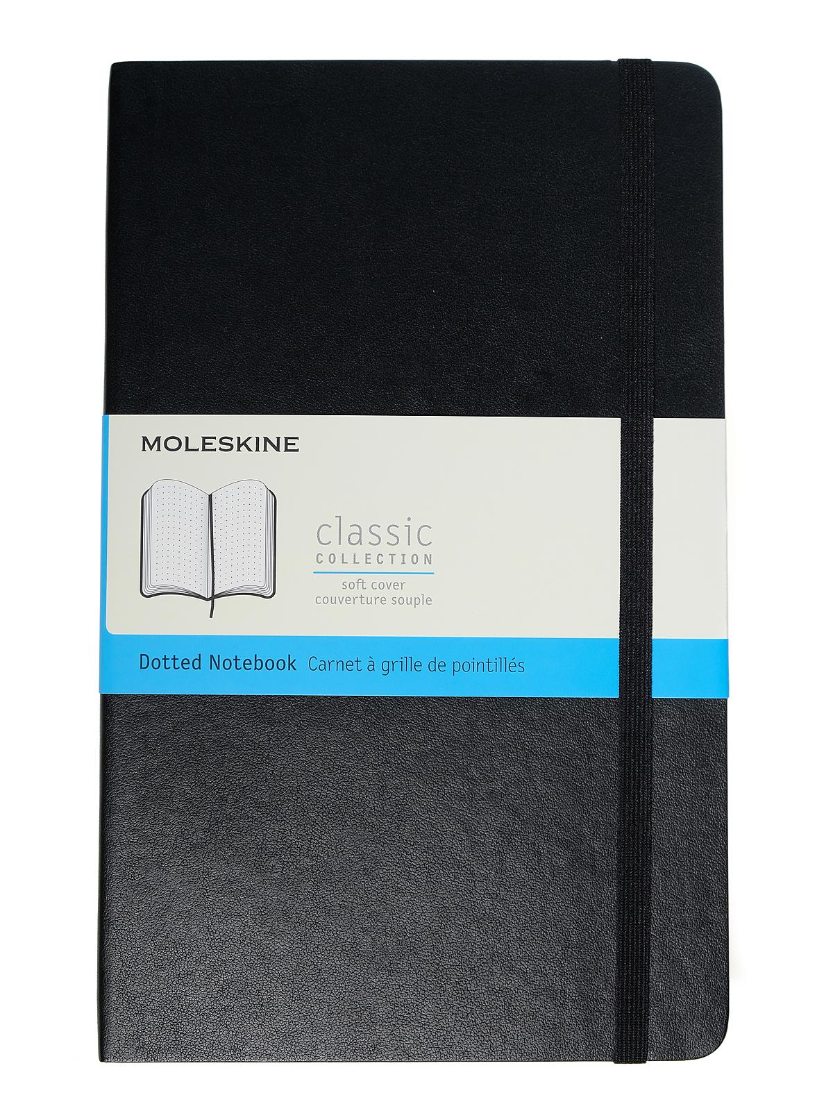 Classic Soft Cover Notebooks black 5 in. x 8 1 4 in. 240 pages, dotted