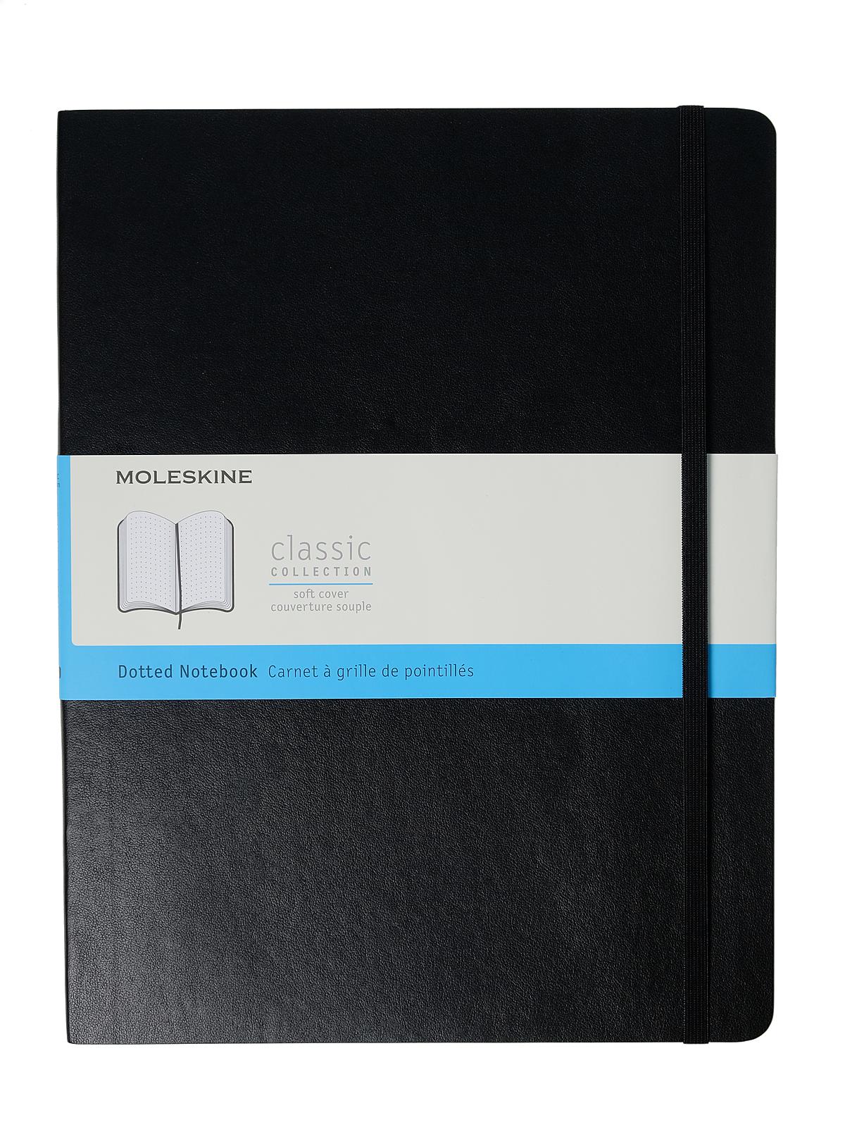 Classic Soft Cover Notebooks black 7 1 2 in. x 9 3 4 in. 192 pages, dotted