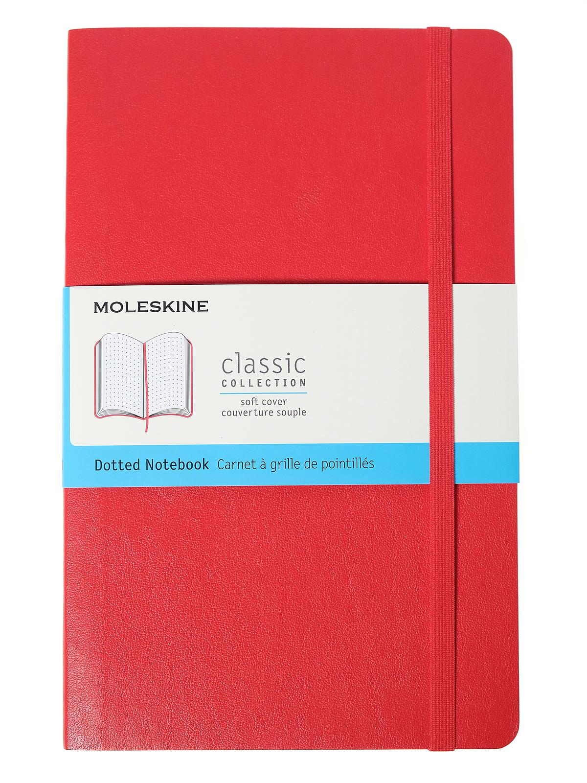 Classic Soft Cover Notebooks red 5 in. x 8 1 4 in. 240 pages, dotted