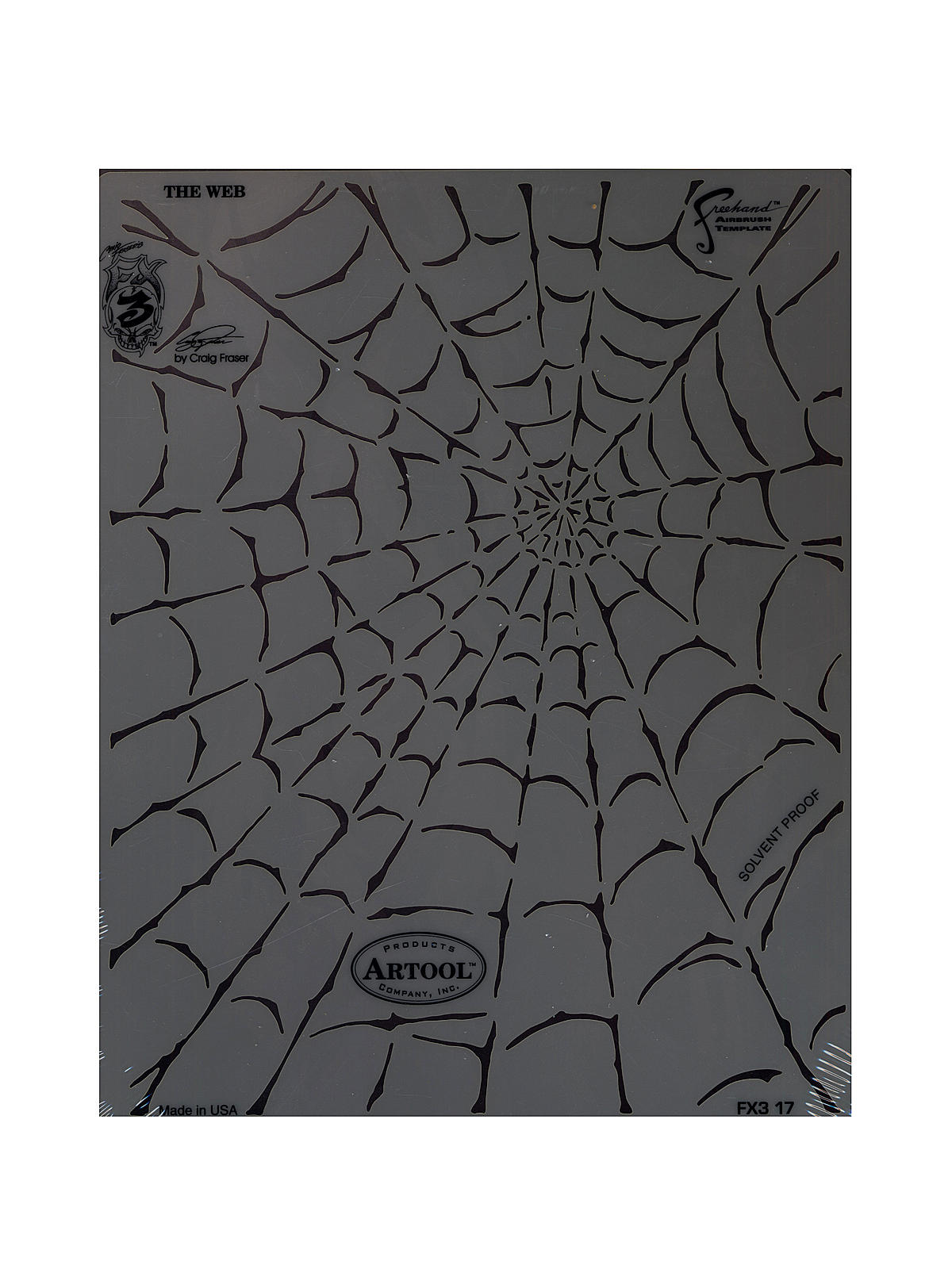 FX 3 Freehand Airbrush Templates by Craig Fraser The Web 8 in. x 10 in.