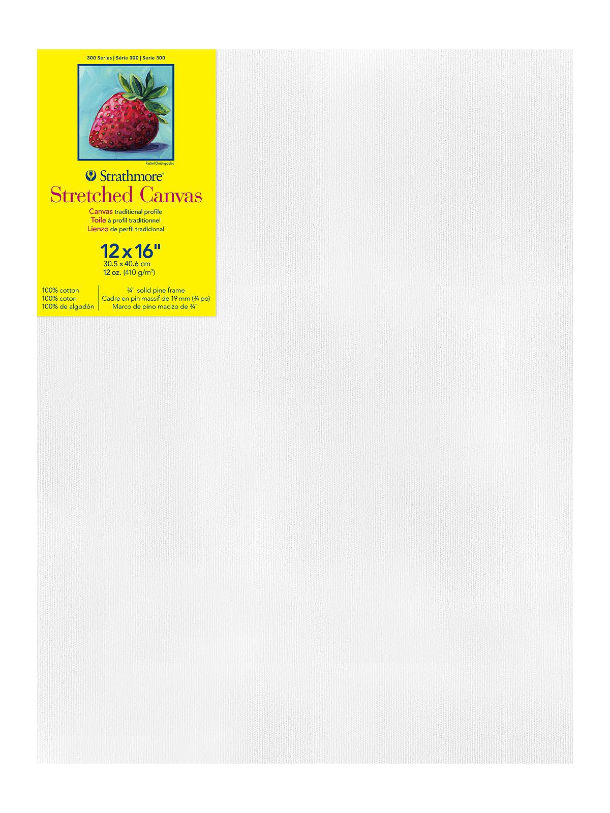 300 Series Stretched Canvas 12 in. x 16 in. traditional 3 4 in.