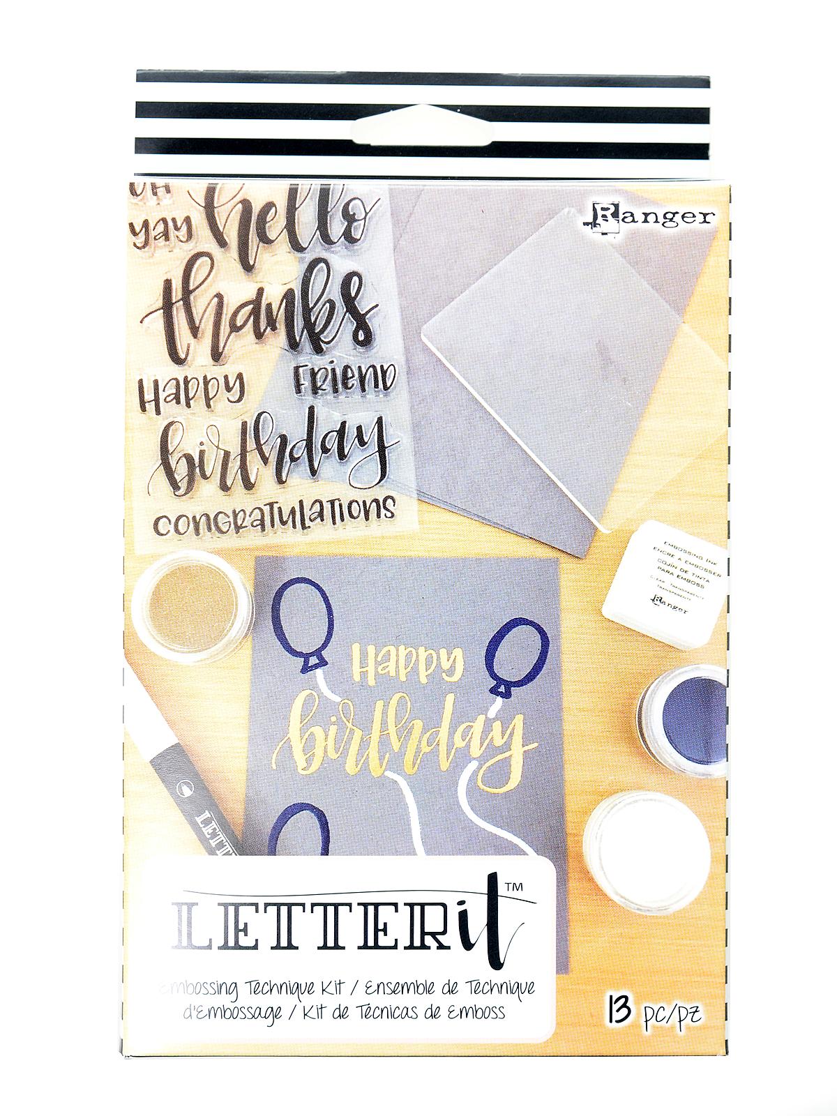 Letter It Embossing Technique Kit Each