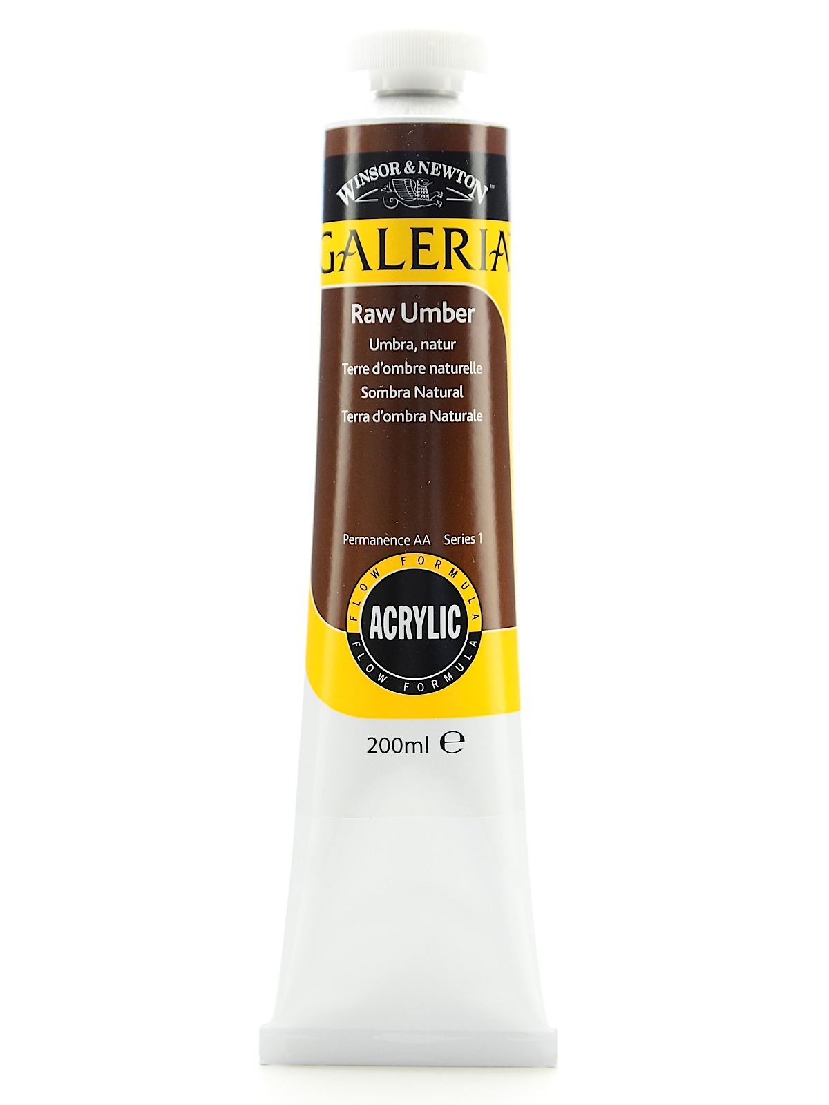 Galeria Flow Formula Acrylic Colours raw umber 200 ml 554