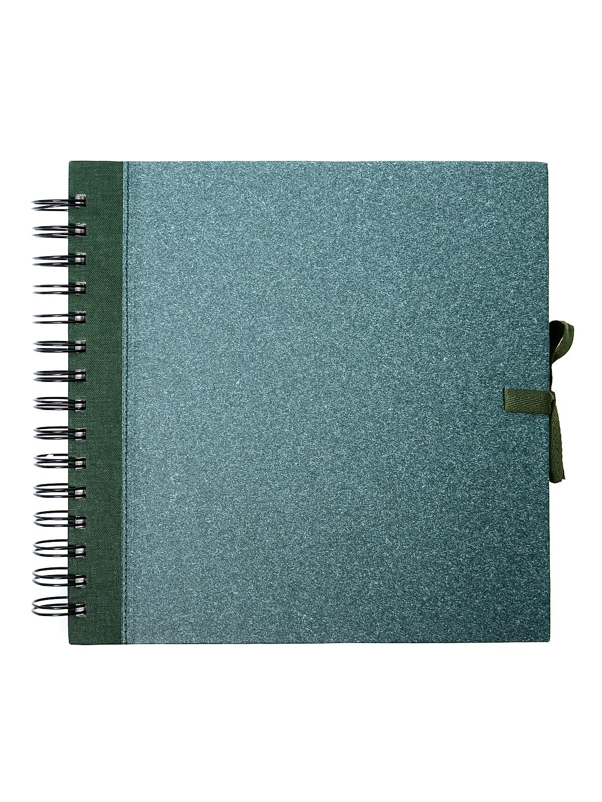 Watercolor Book Green Paper Cover 8 In. X 8 In. 24 Sheets