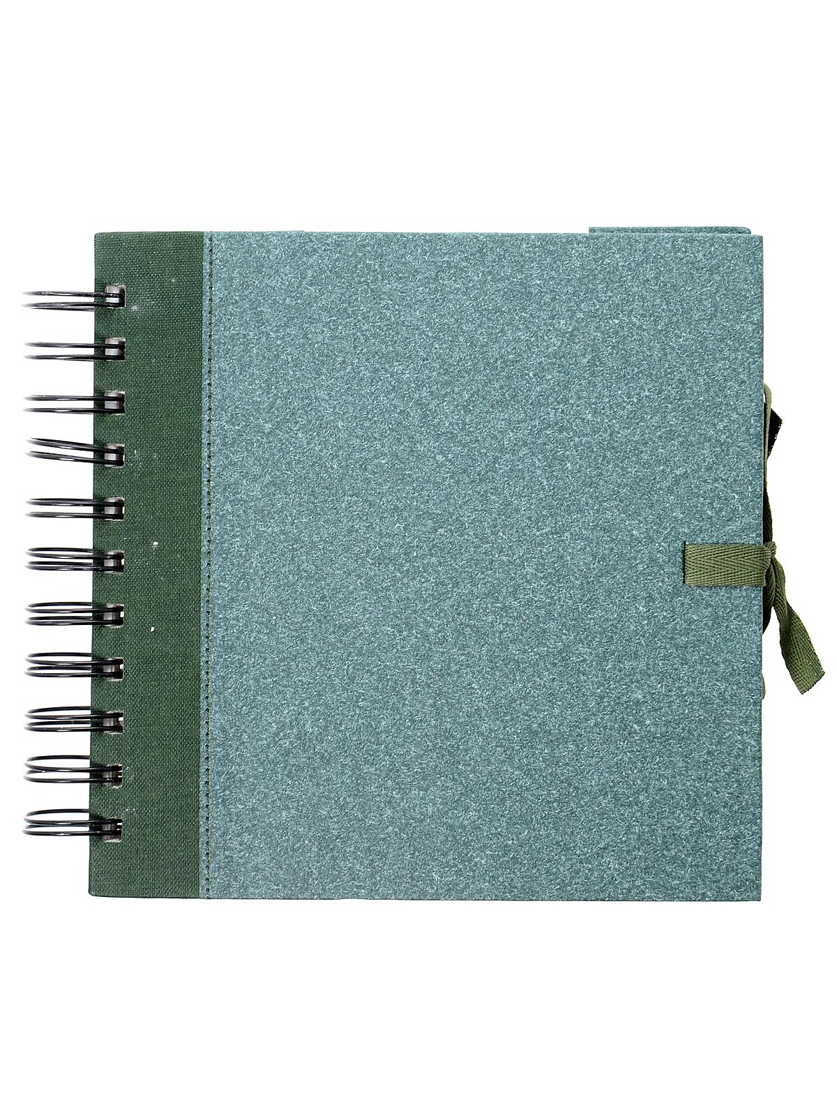 Watercolor Book green paper cover 6 in. x 6 in. 24 sheets