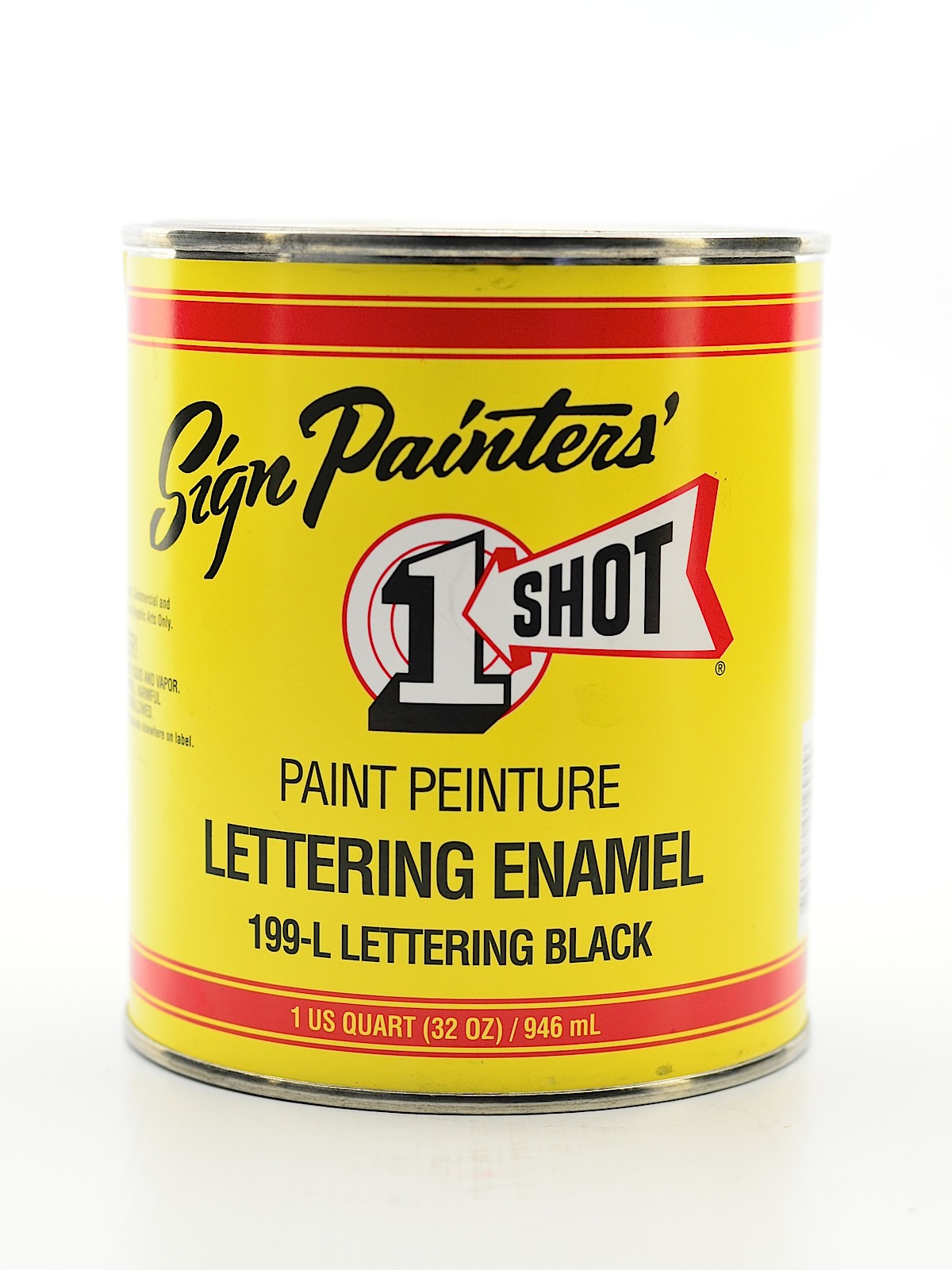 Lettering Enamel lettering black quart 199L