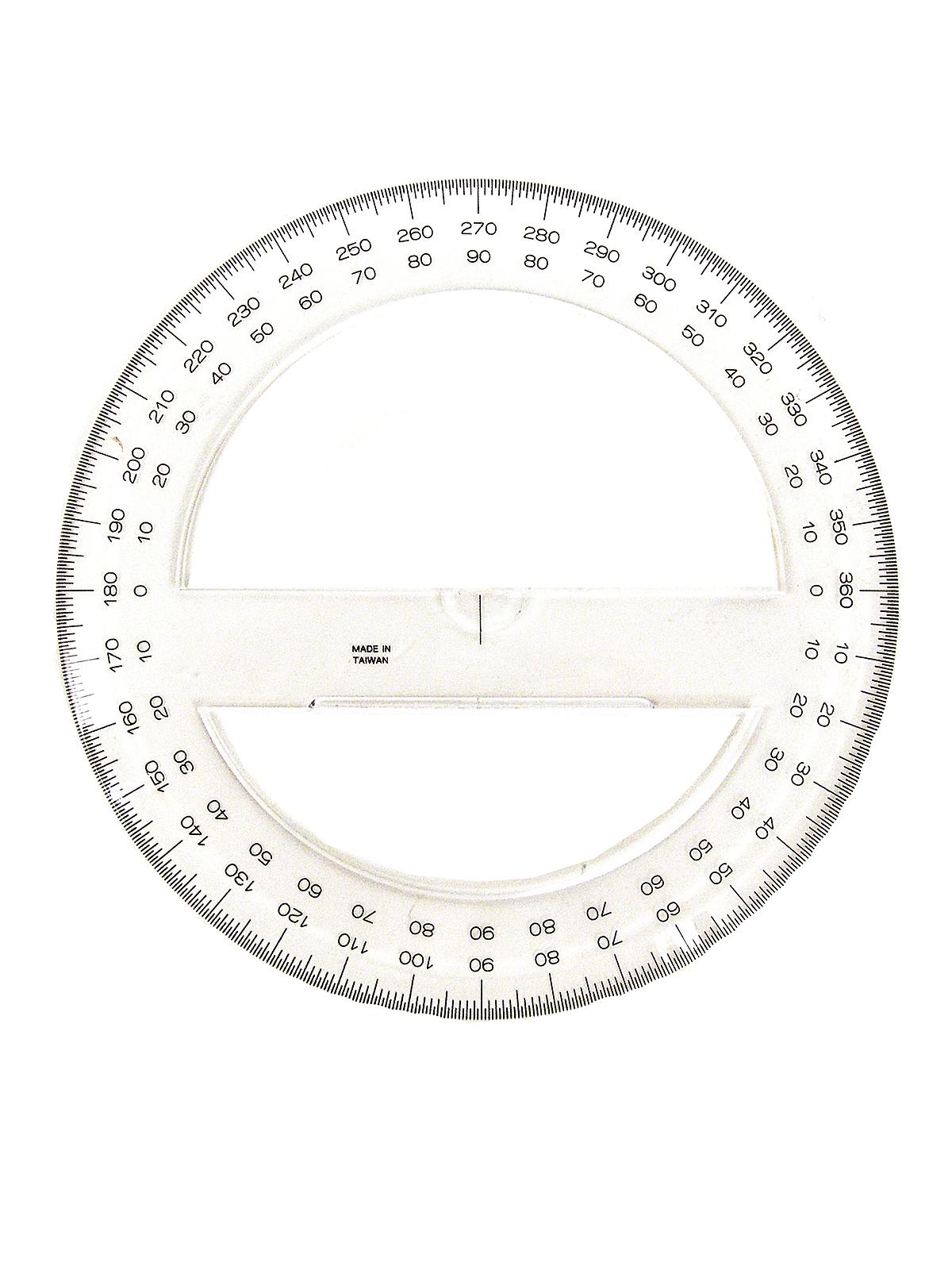 Acrylic Protractors 360 degree P-6F