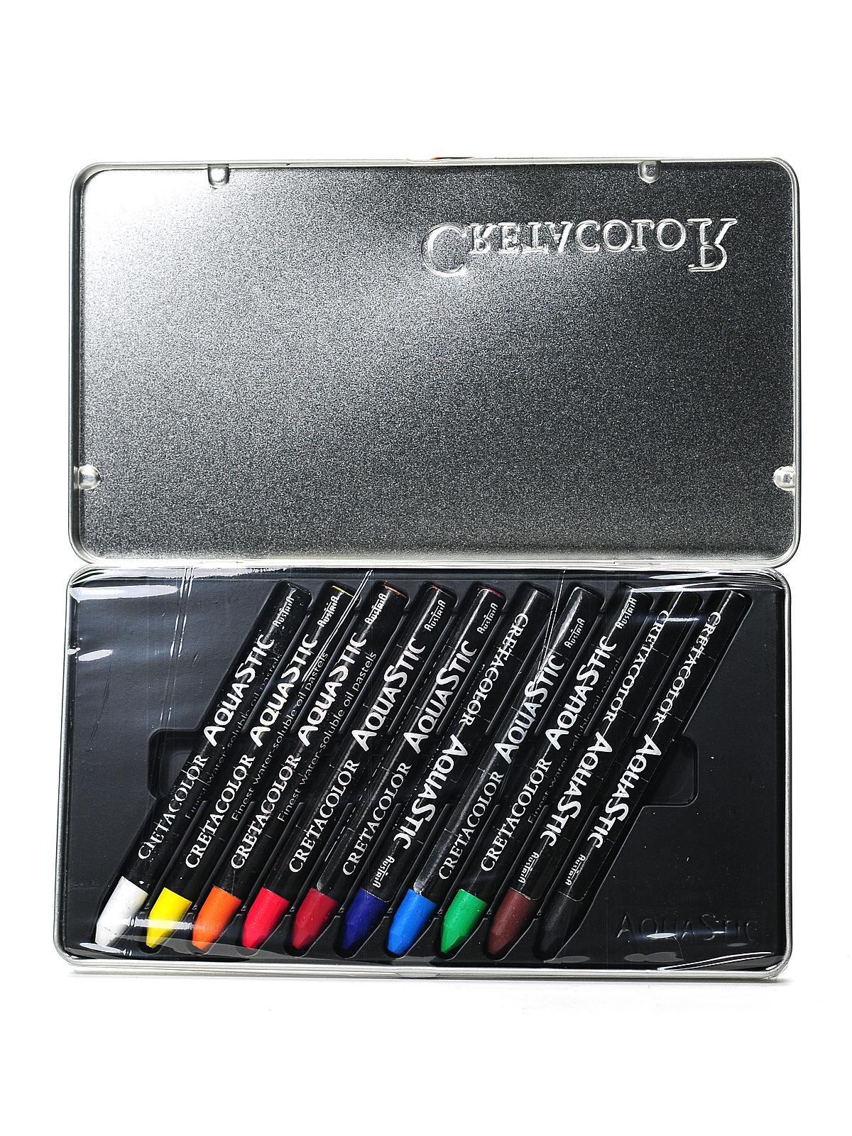 AquaStic Oil Pastel Sets assorted set of 10