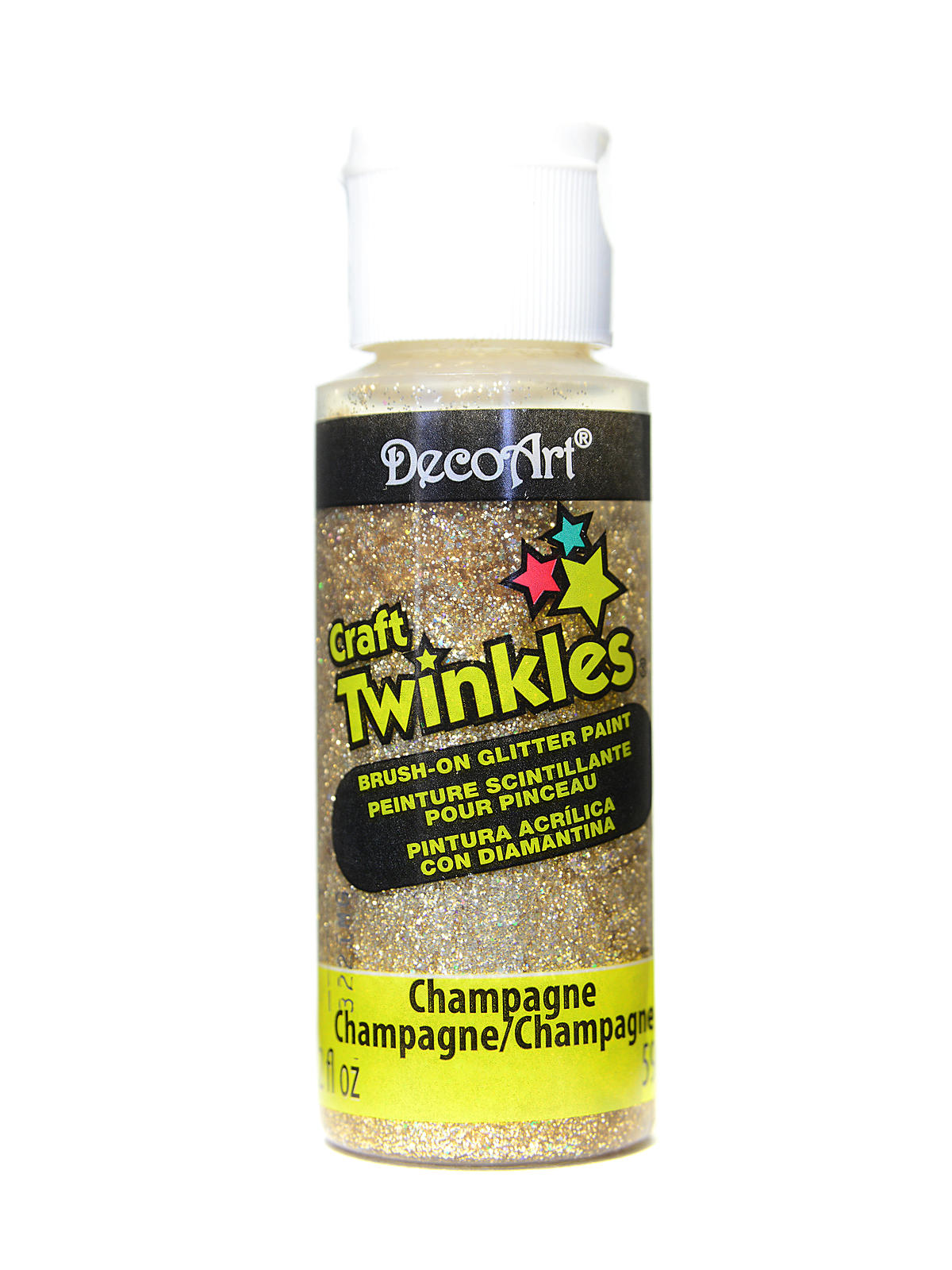 Craft Twinkles Glitter Paint champagne