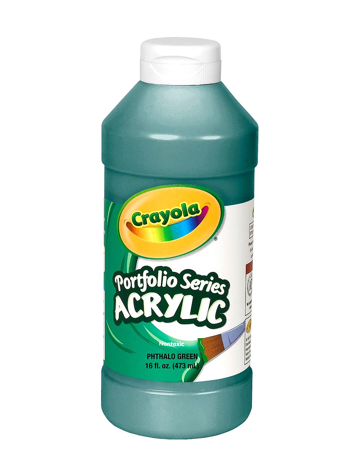 Portfolio Series Acrylic Paint phthalo green 16 oz.