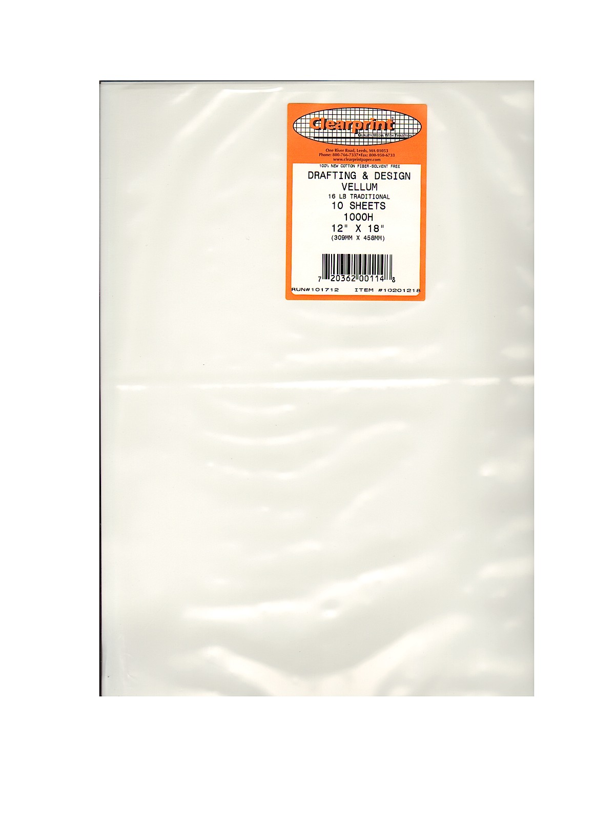 Design Vellum no. 1000H 12 in. x 18 in. pack of 10
