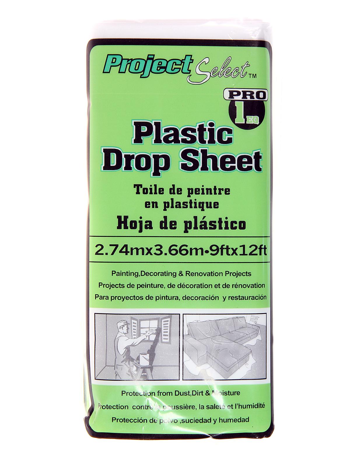Heavy Duty Embossed Drop Cloth 1 mm thick 9 ft. x 12 ft.