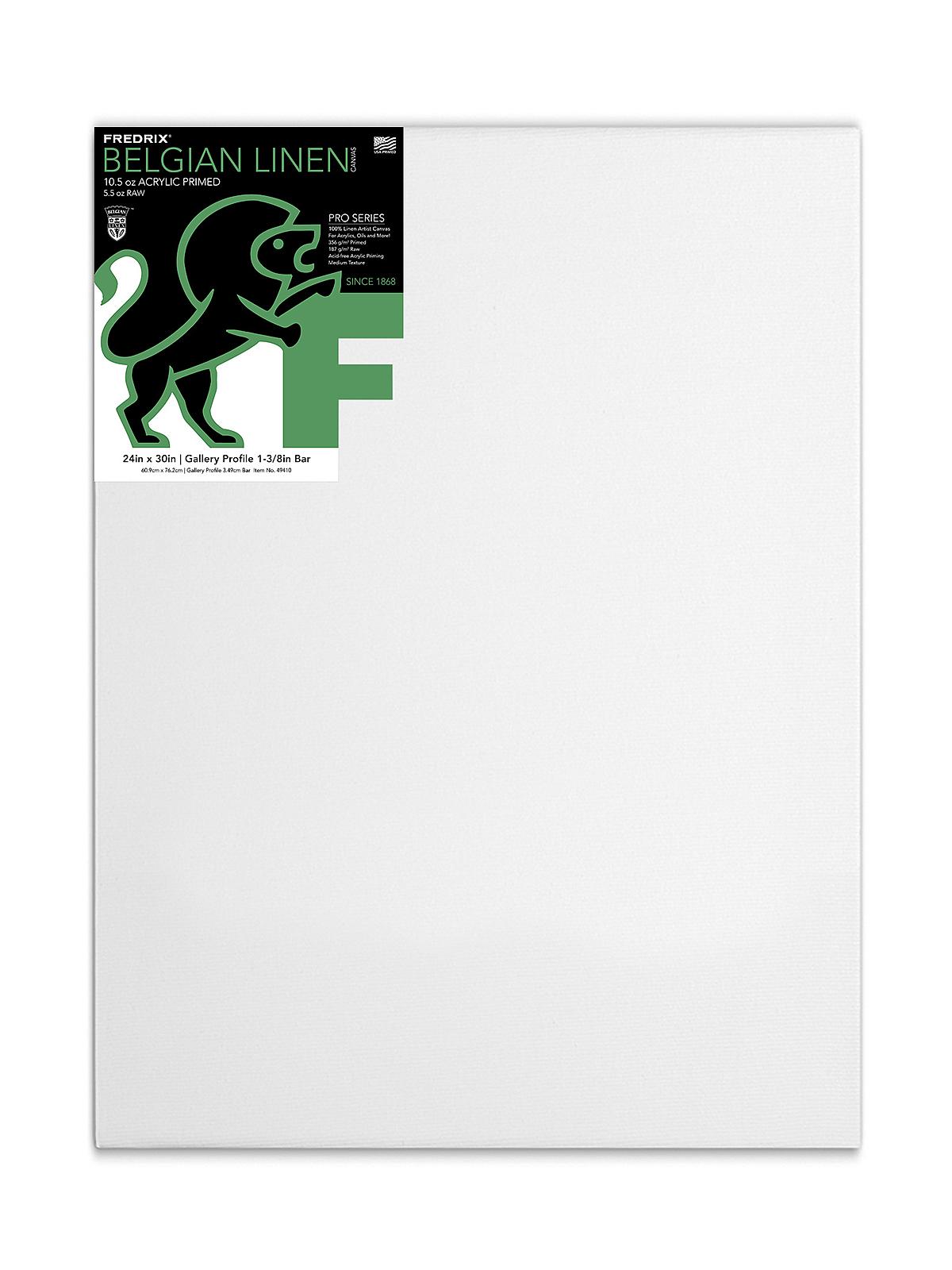 Pro Belgian Linen Pre-Stretched Canvas 24 in. x 30 in. each
