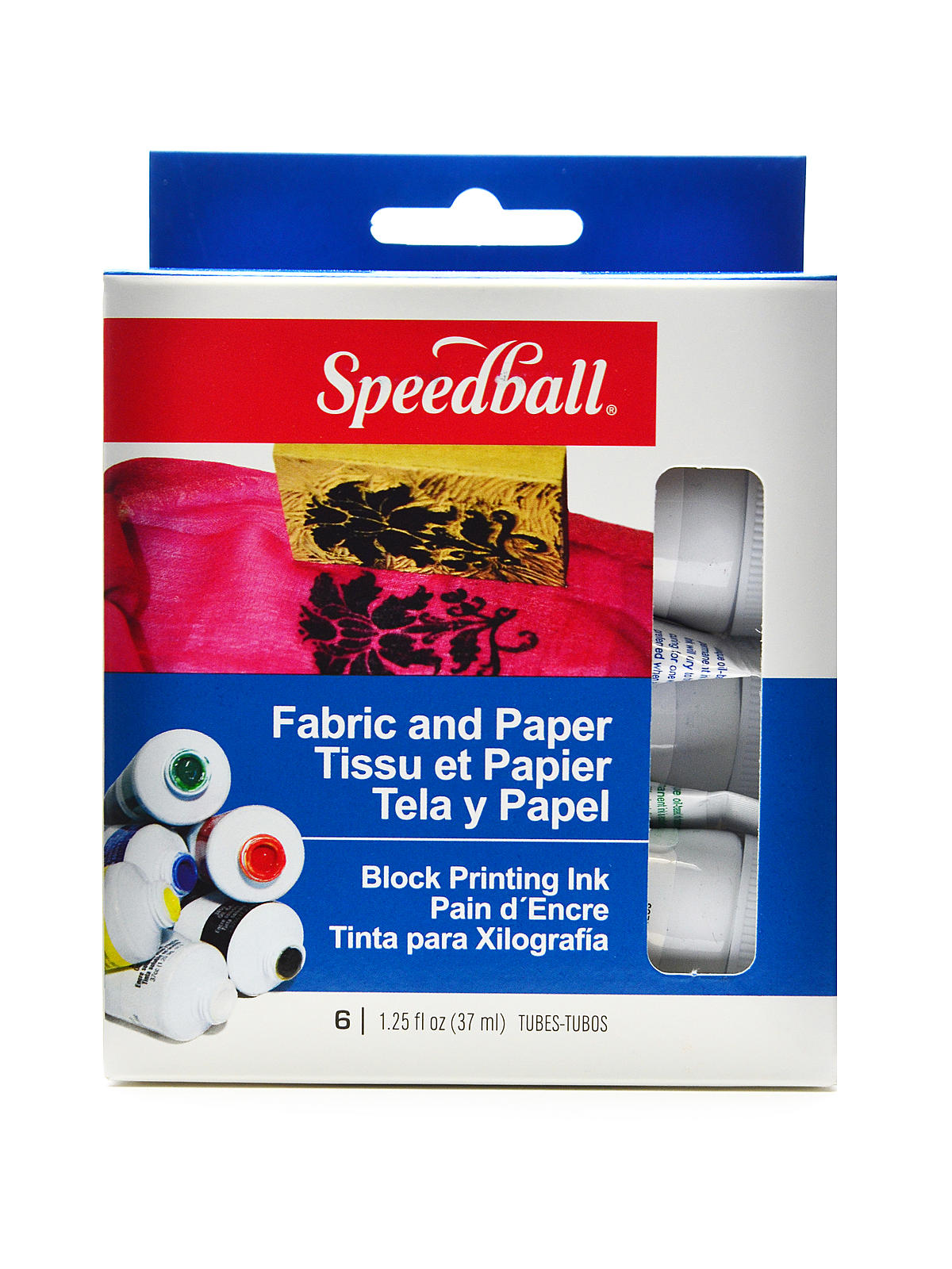 Fabric & Paper Block Printing Ink Kit Each
