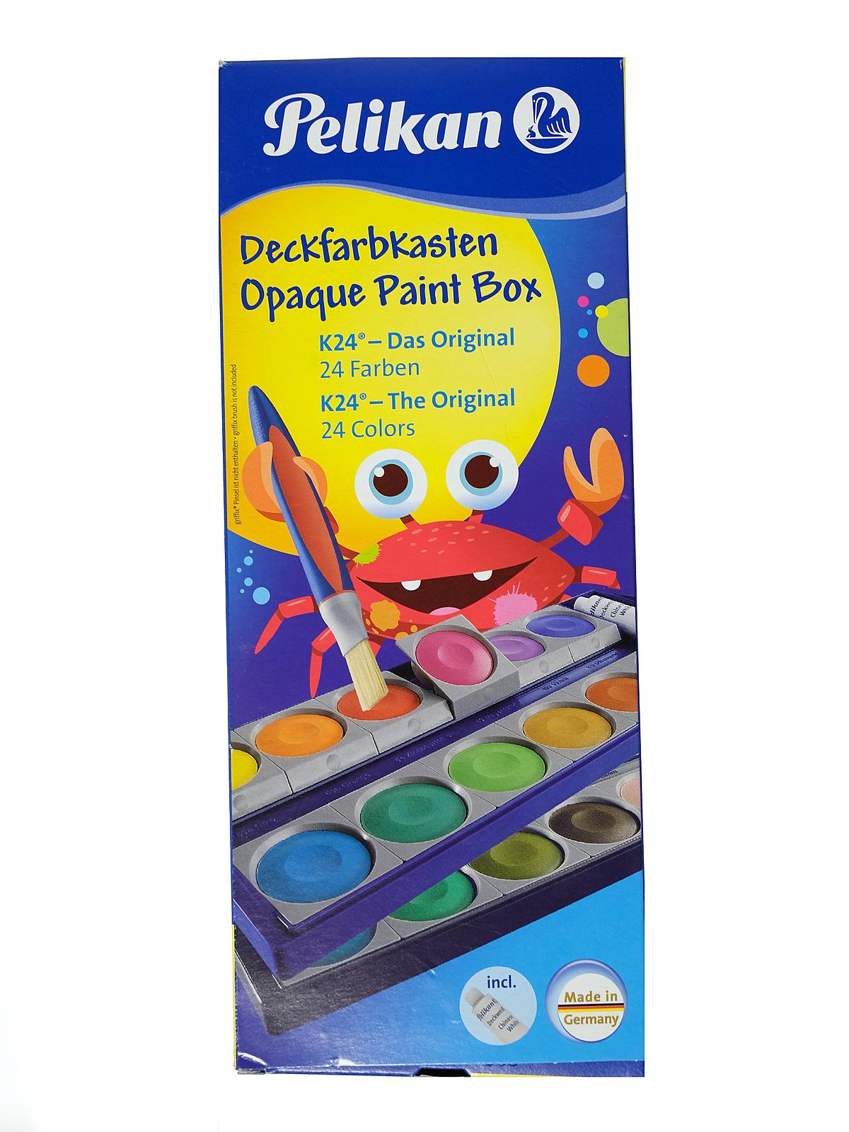 Opaque Paint Box 24 Pan Set