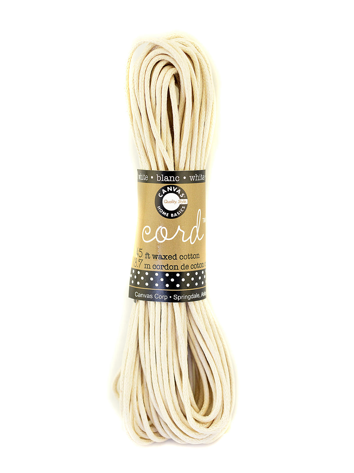 Cord Hanks Waxed Cotton 45 Ft. White