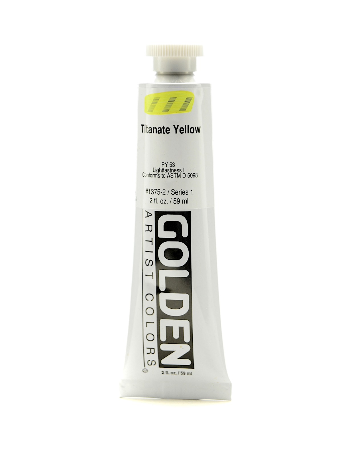 Heavy Body Acrylics titanate yellow 2 oz.