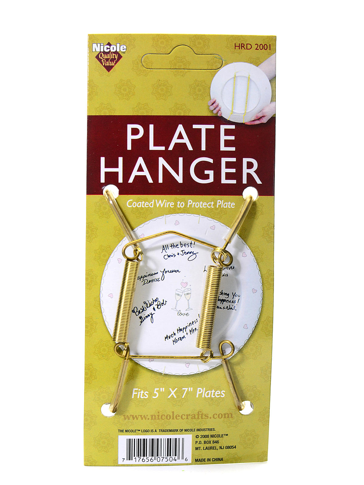 Plate Hanger 5 In. - 7 In.