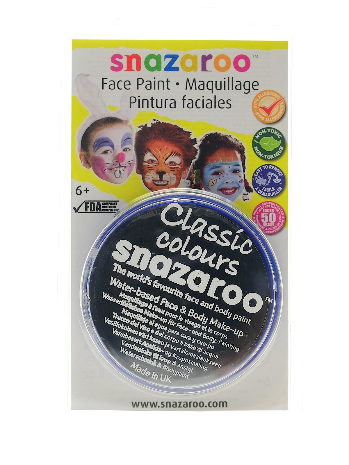 Face Paint Colors Black