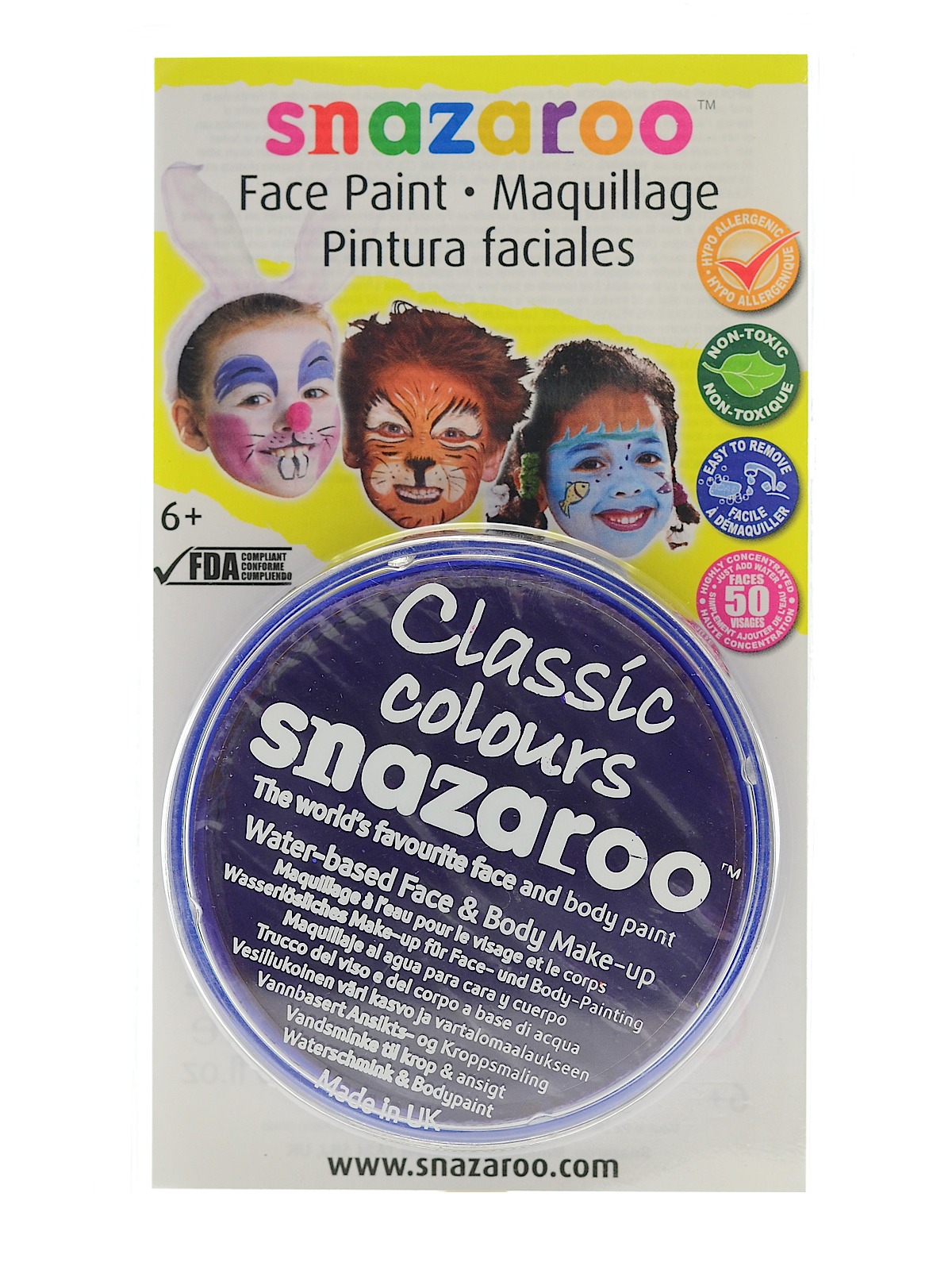 Face Paint Colors Purple