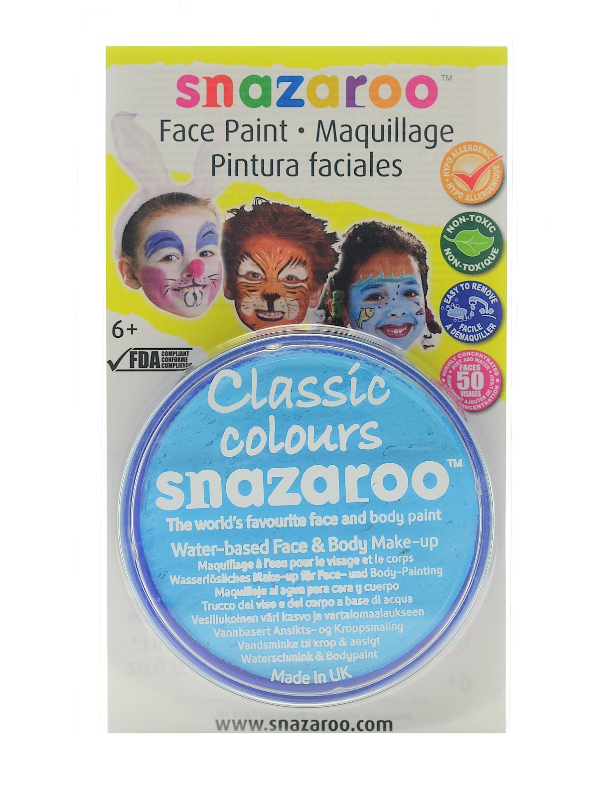 Face Paint Colors turquoise