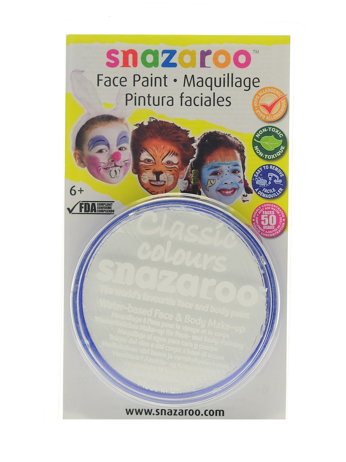 Face Paint Colors white