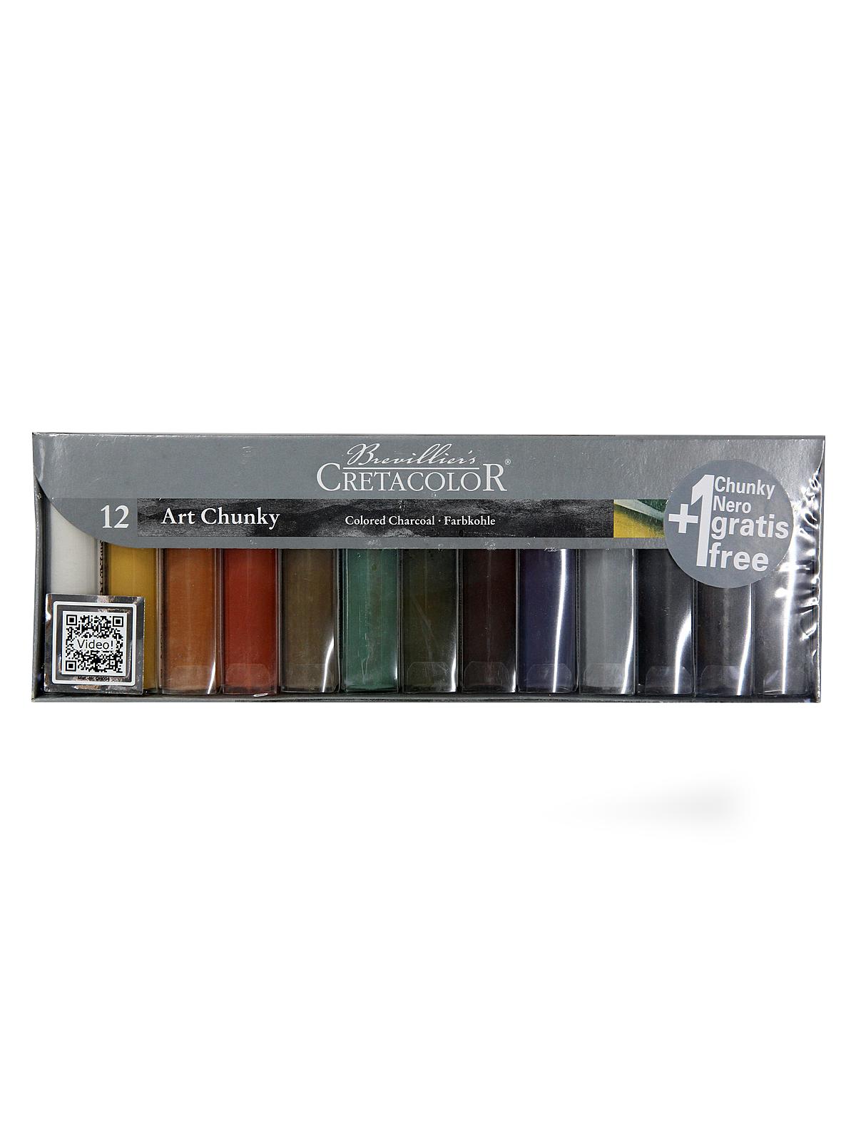 Art Chunky Charcoal Set Set Of 12