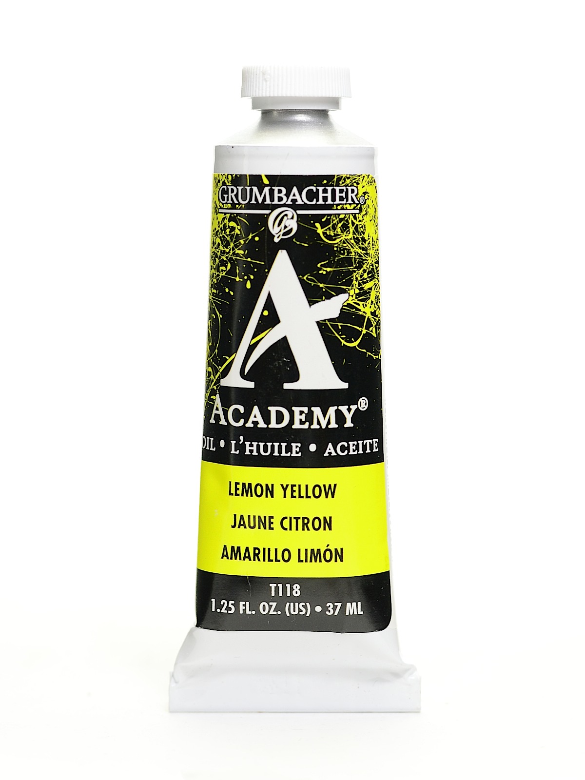 Academy Oil Colors lemon yellow 1.25 oz.