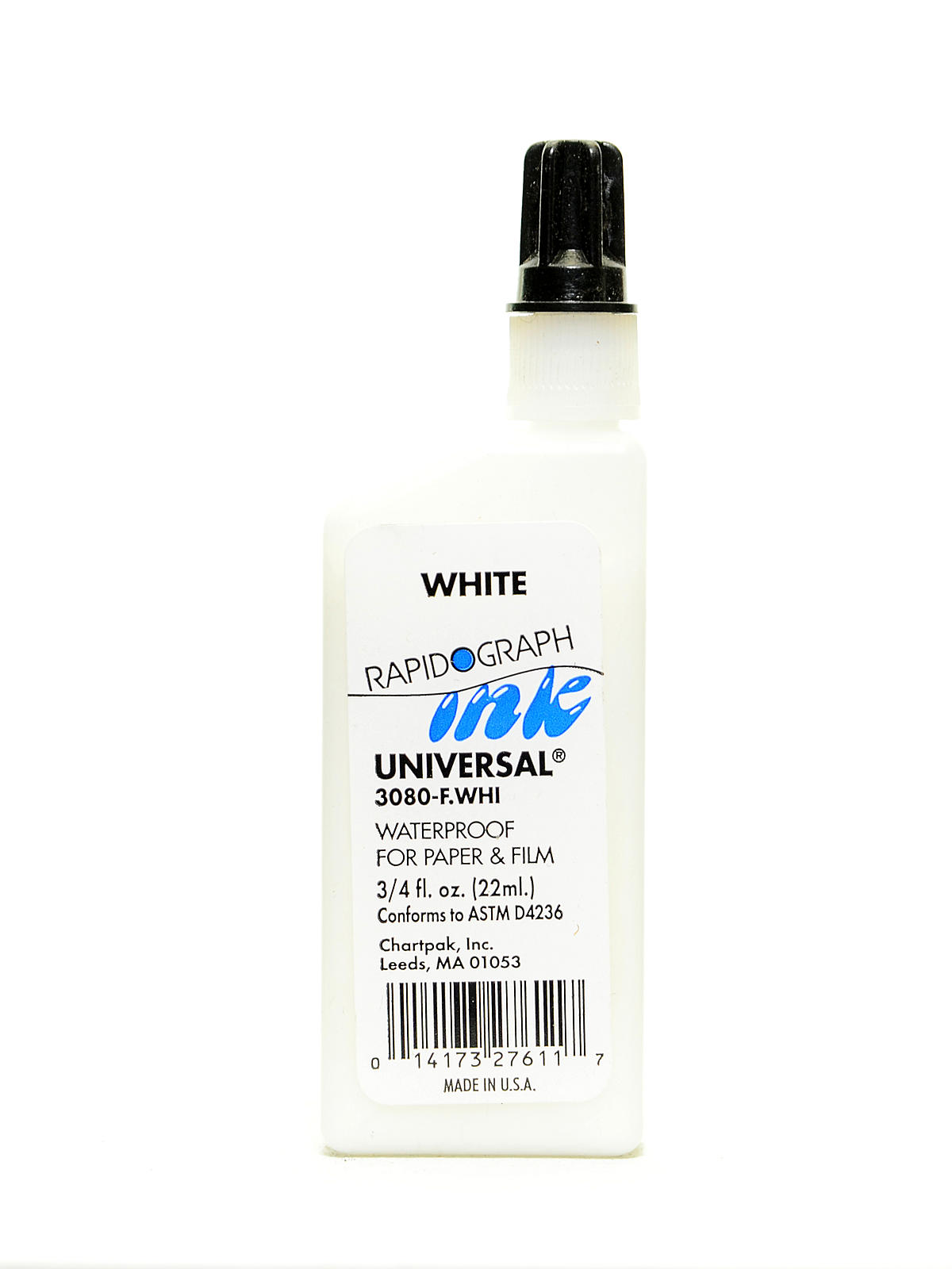 Technical Inks universal drawing ink white 3 4 oz.
