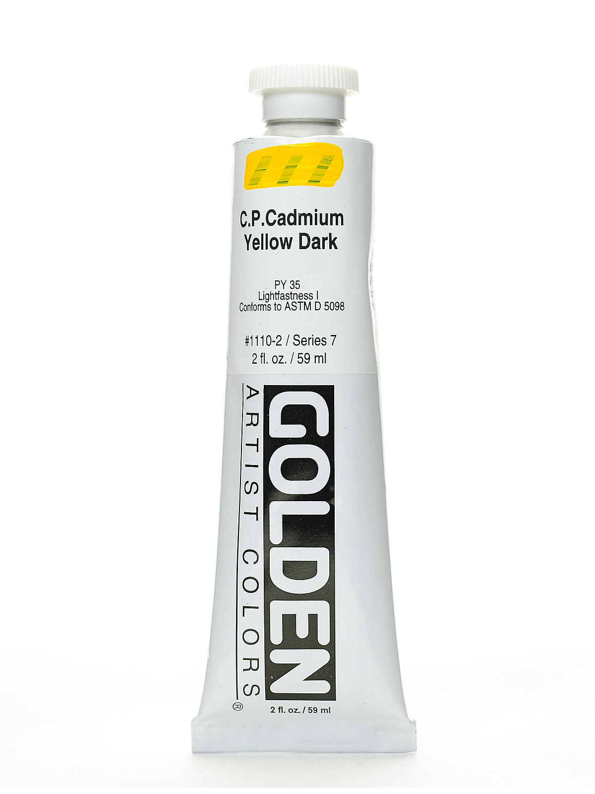 Heavy Body Acrylics cadmium yellow dark (CP) 2 oz.