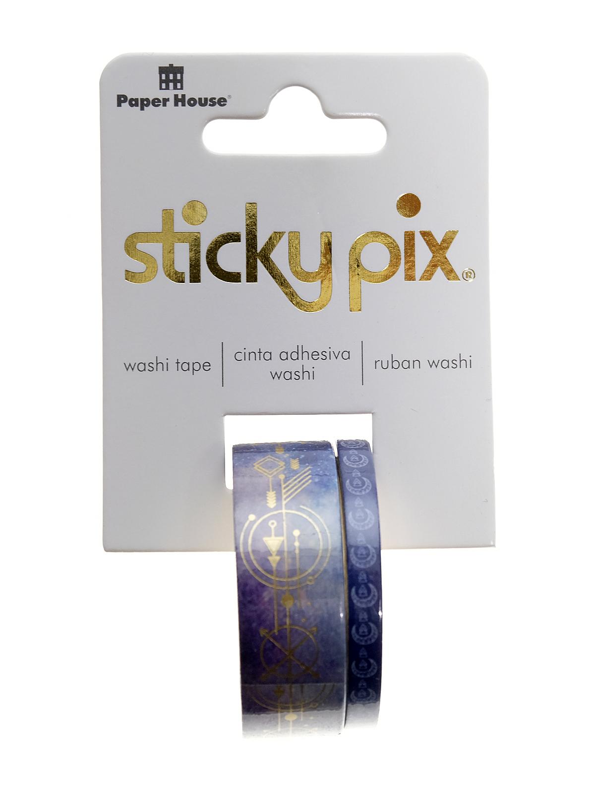 Washi Tape Rolls sticky pix stargazer pack of 2