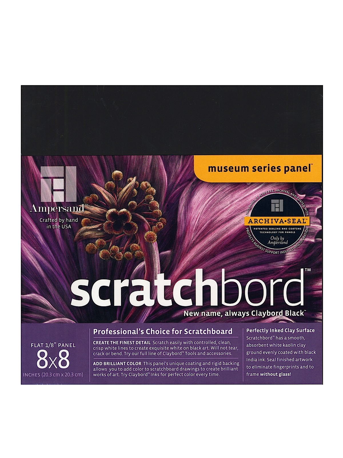 Scratchbord 8 in. x 8 in. each