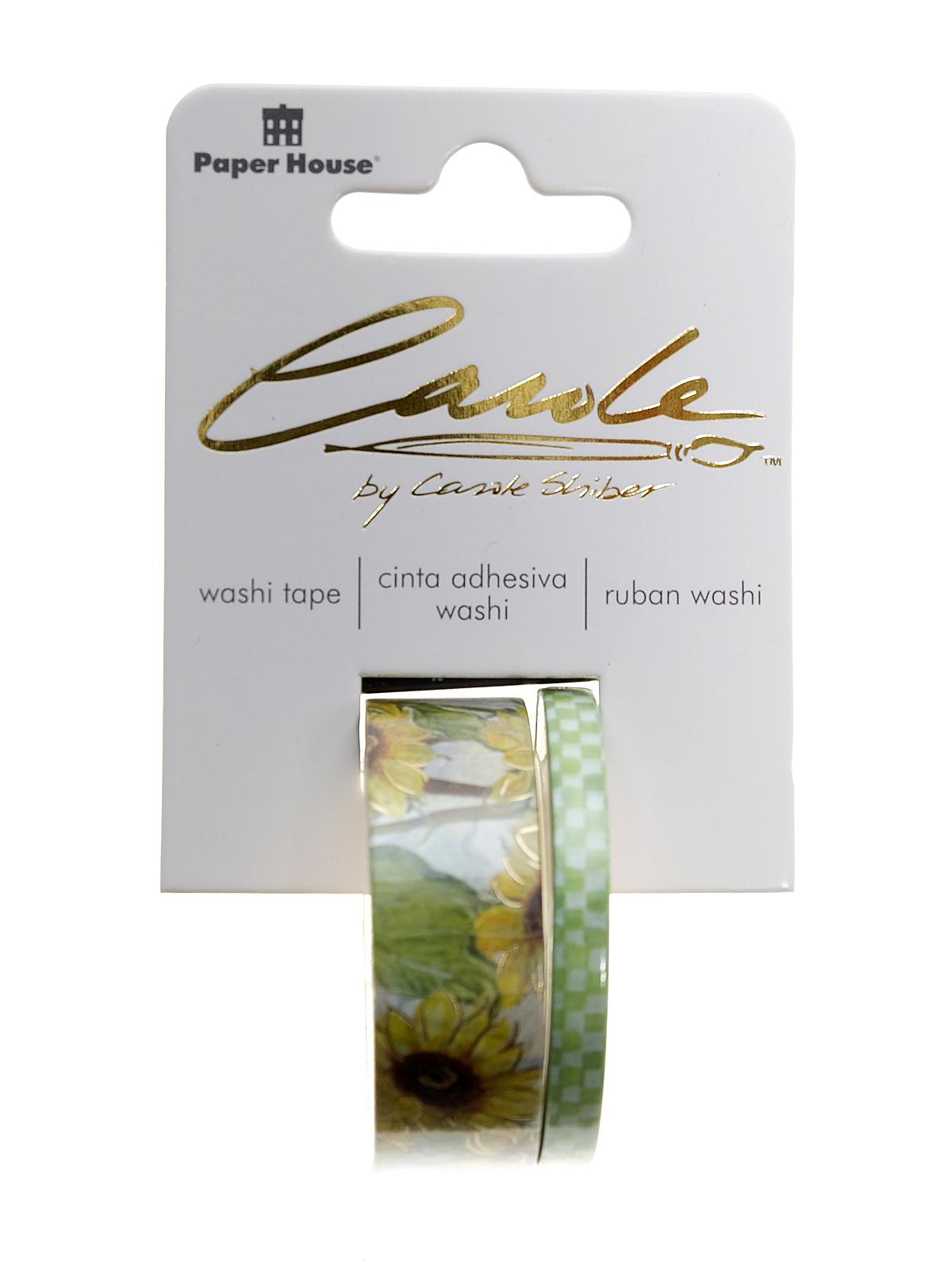 Sticky Pix Washi Tape Sunflower Pack Of 2