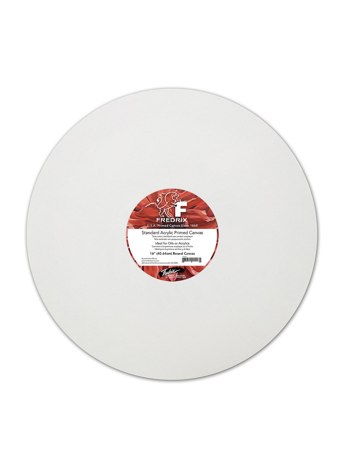 Round Stretched Canvas 16 in. each