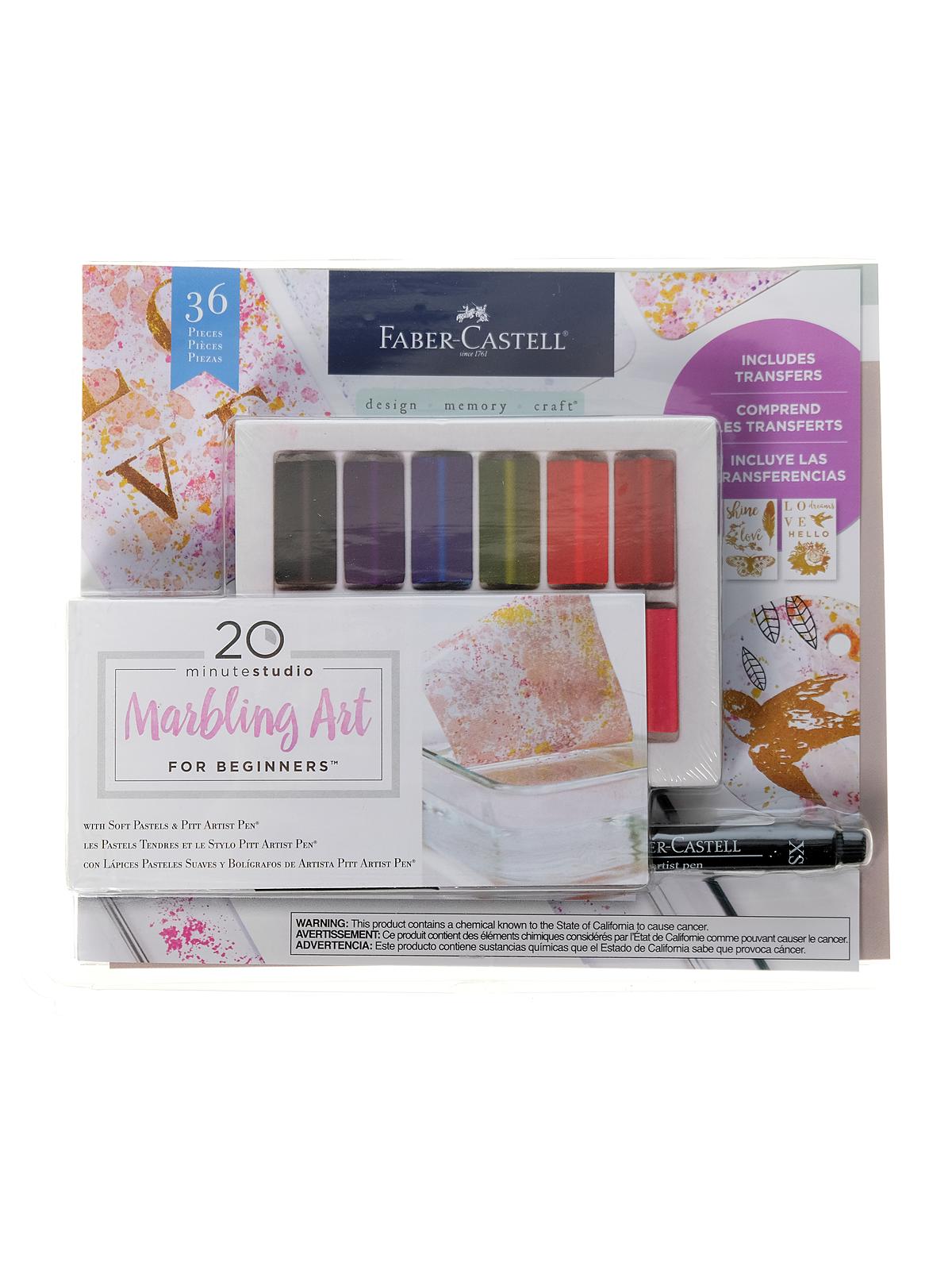 20 Minute Studio Marbling Art for Beginners set