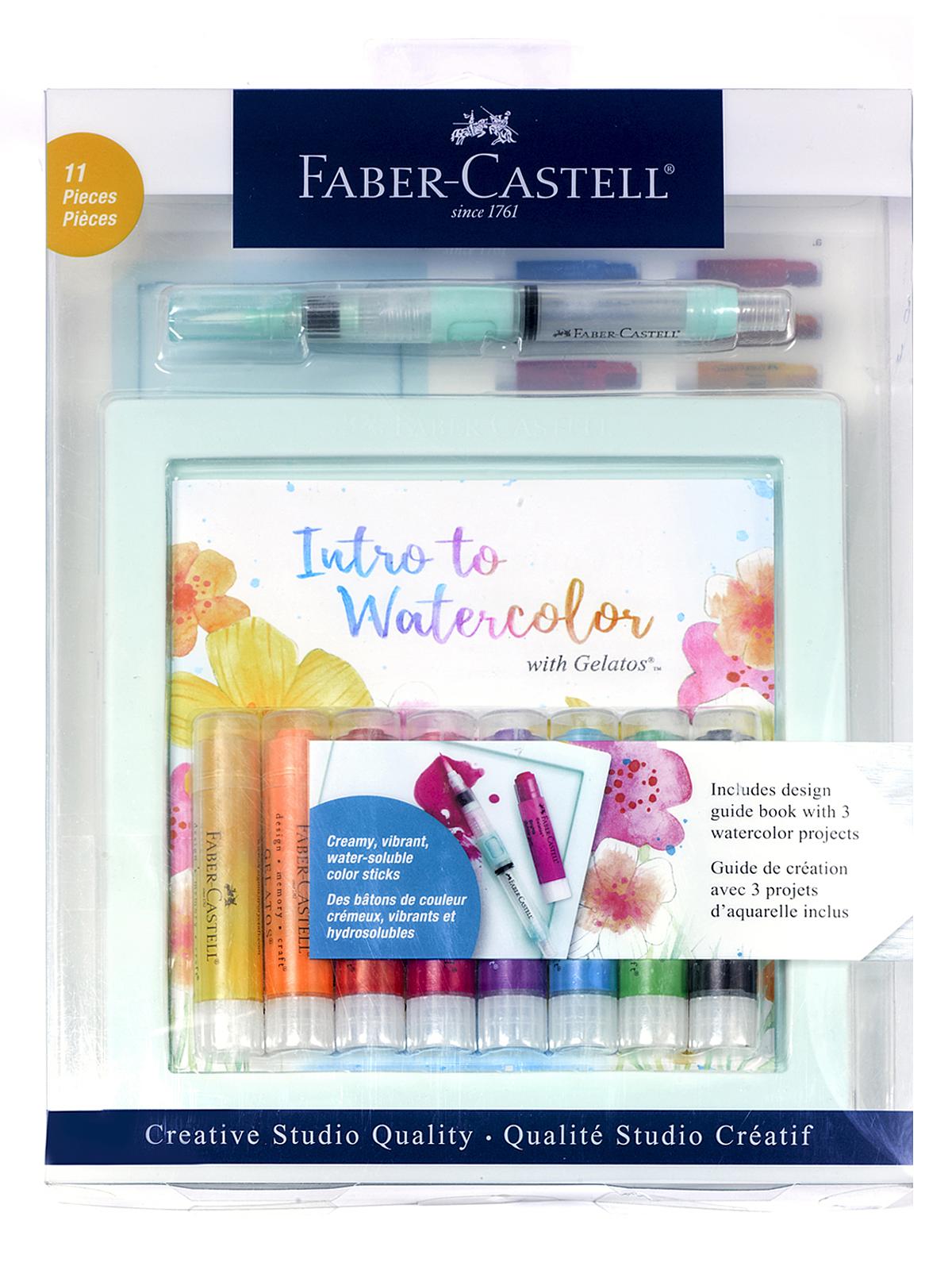 Intro to Watercolor with Gelatos each