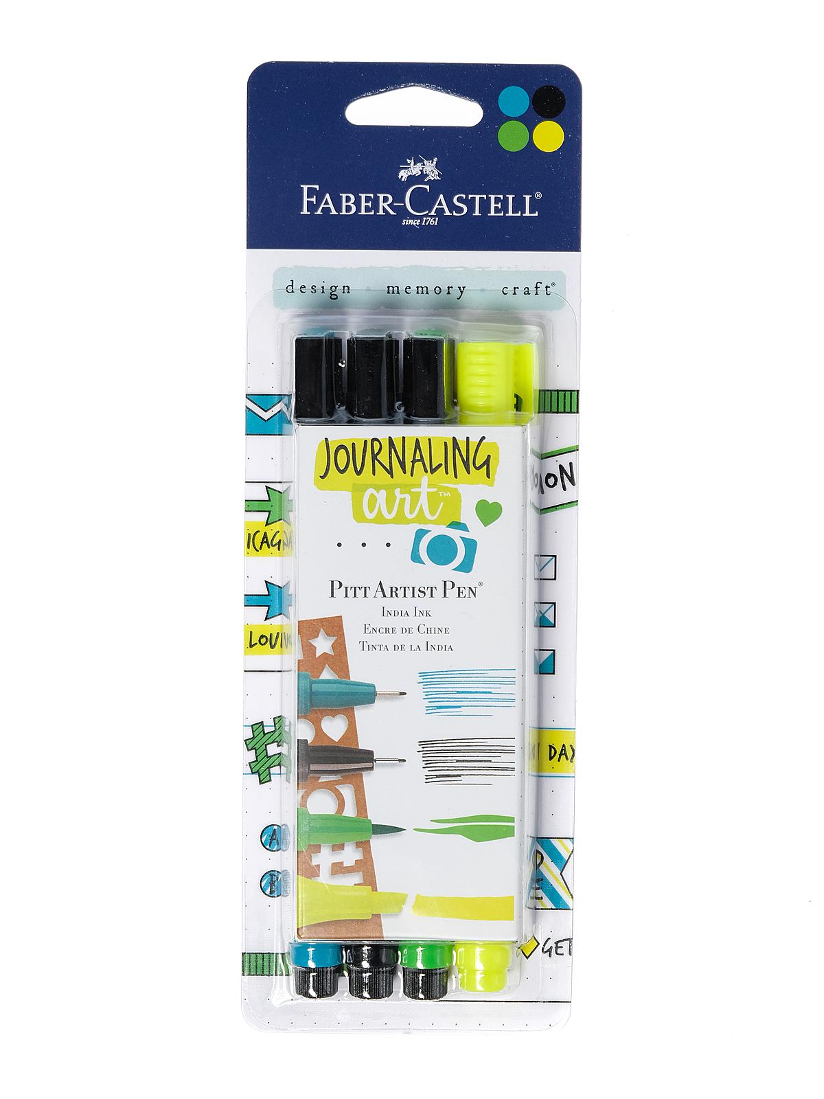 Pitt Artist Pen Journaling set of 4