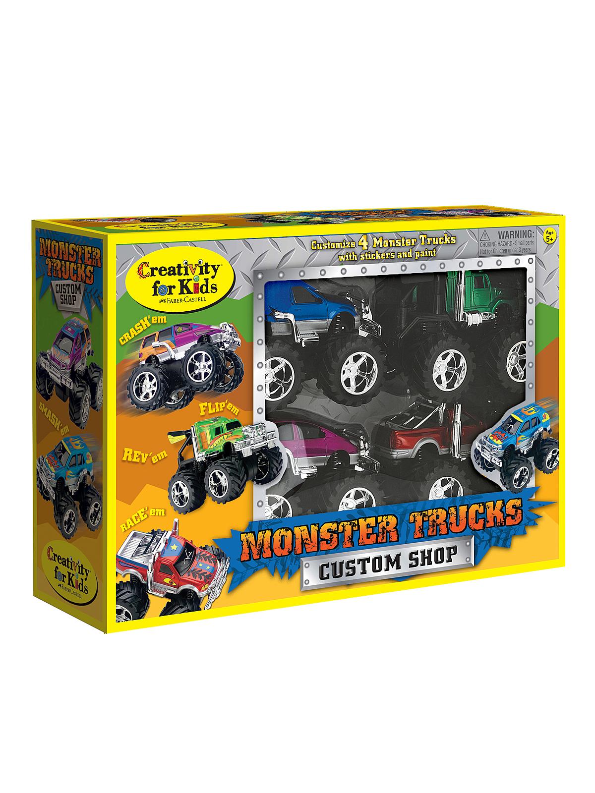 Monster Trucks Custom Shop 4 truck kit