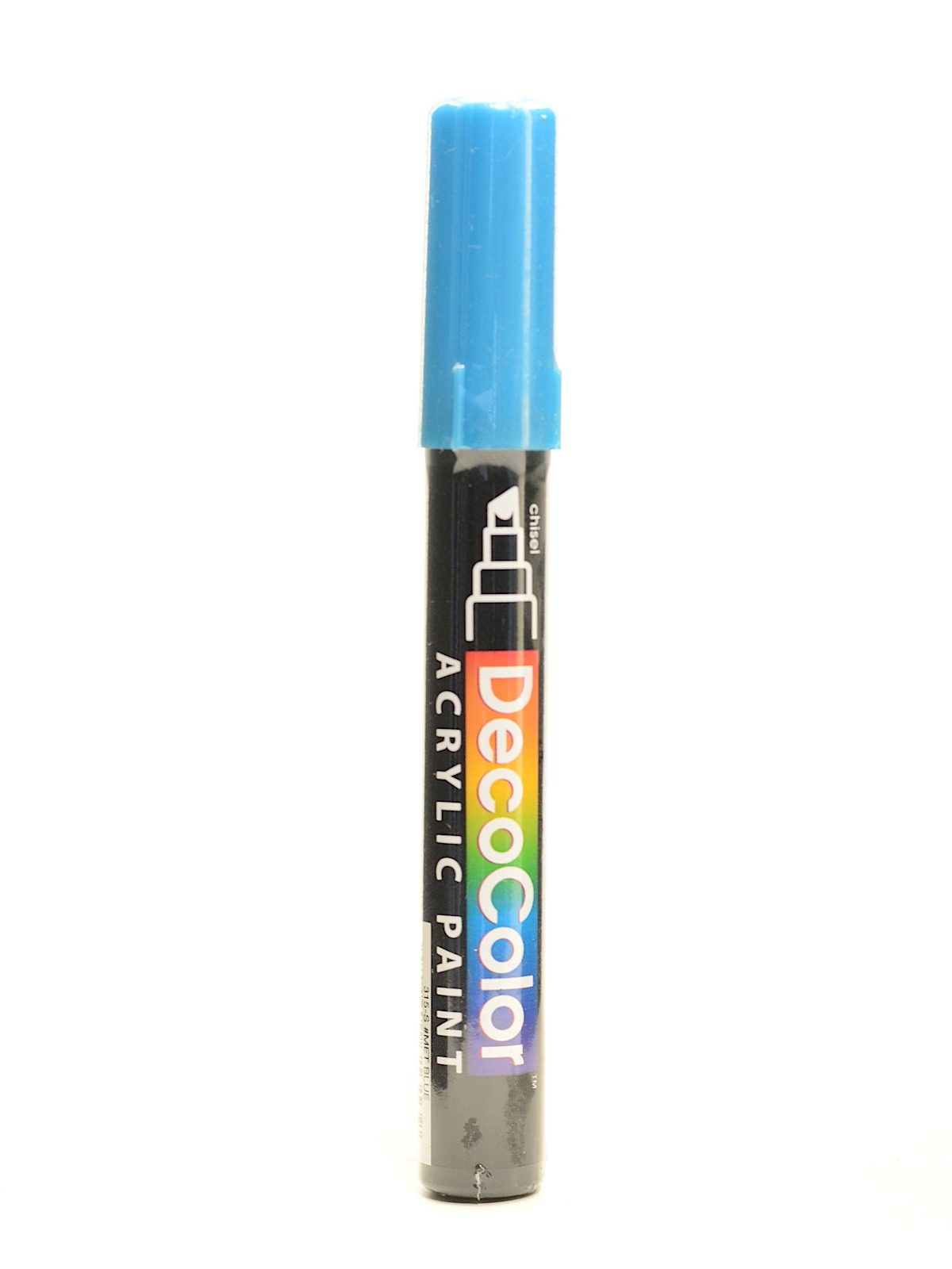Decocolor Acrylic Paint Markers metallic blue chisel tip