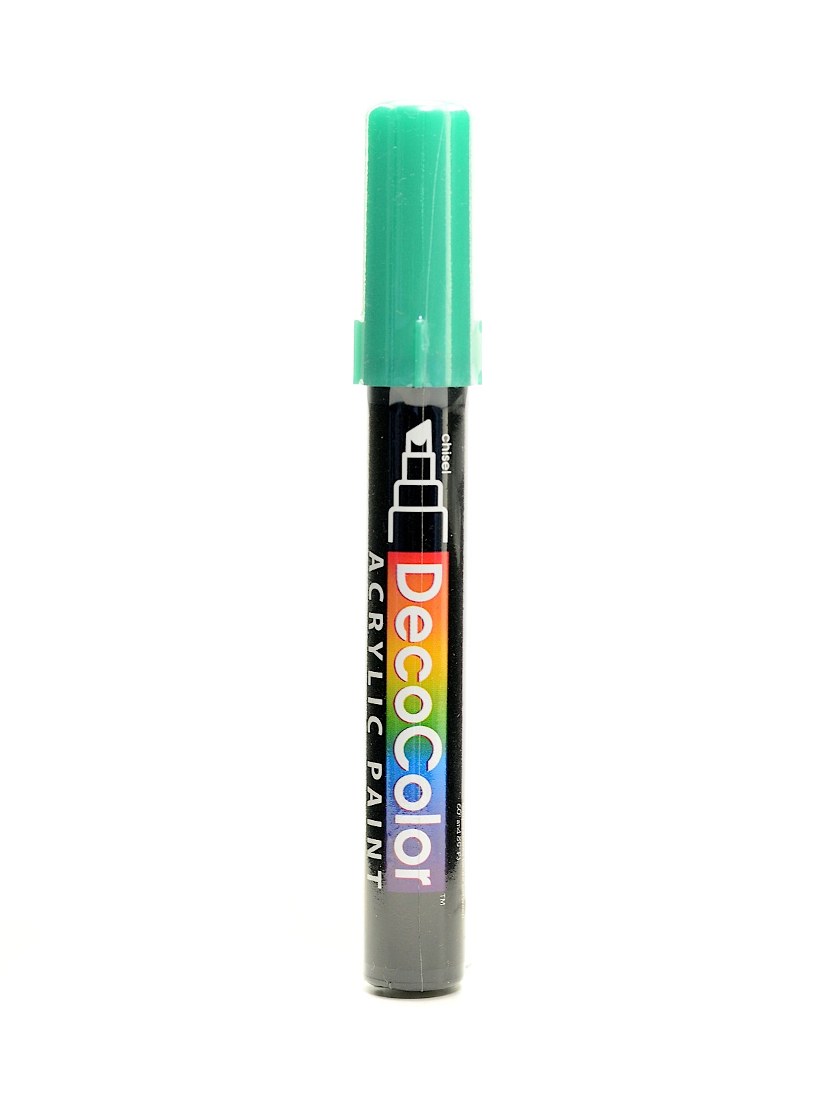 Decocolor Acrylic Paint Markers metallic green chisel tip