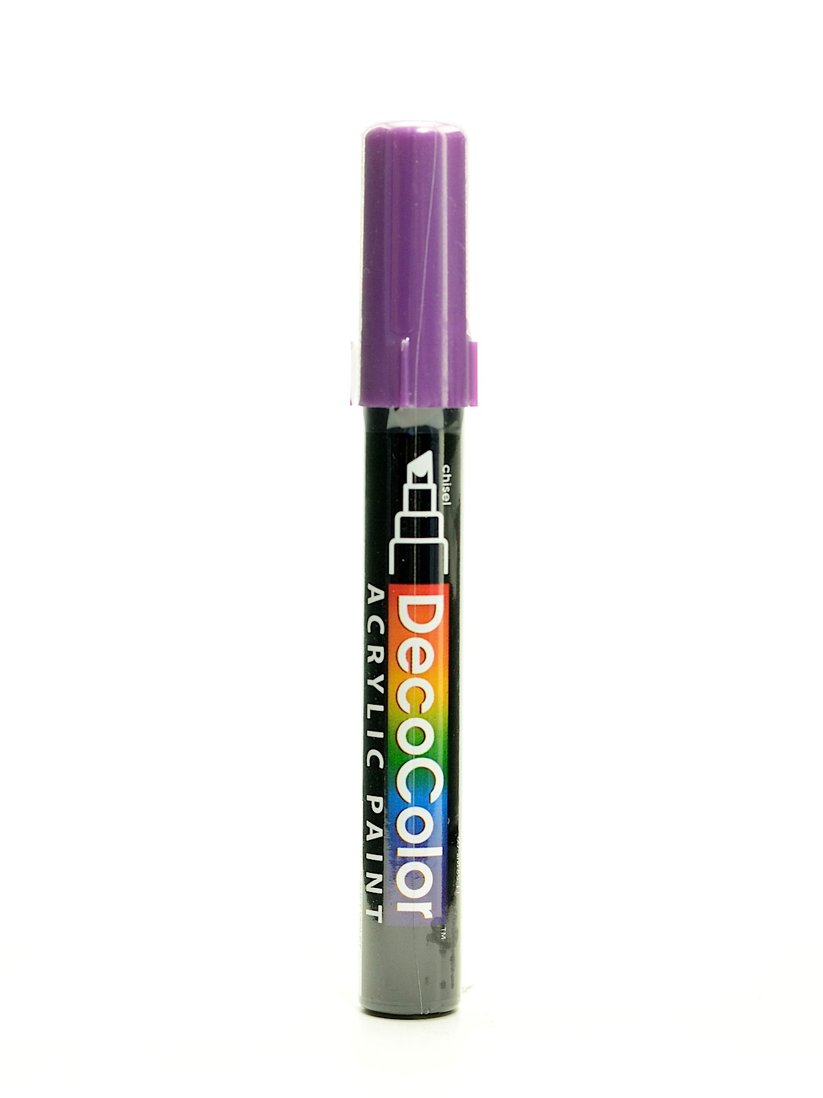 Decocolor Acrylic Paint Markers metallic violet chisel tip