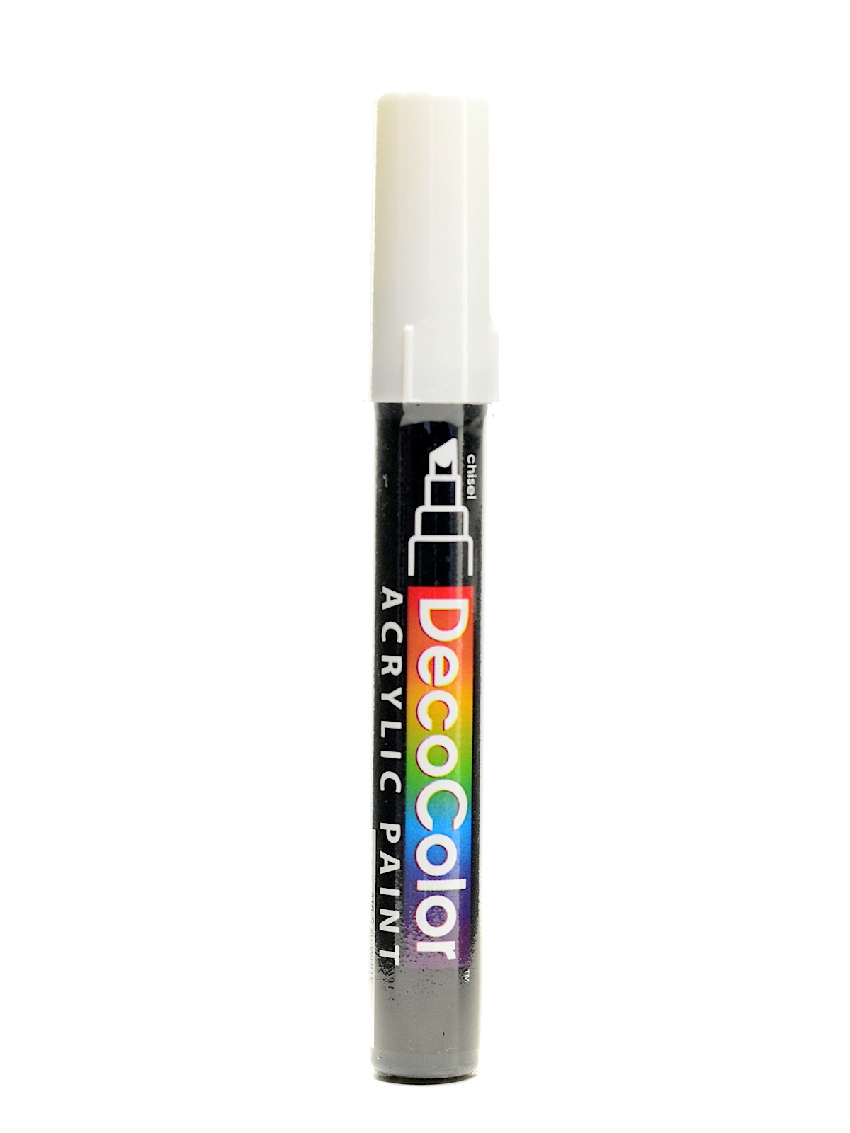 Decocolor Acrylic Paint Markers white chisel tip