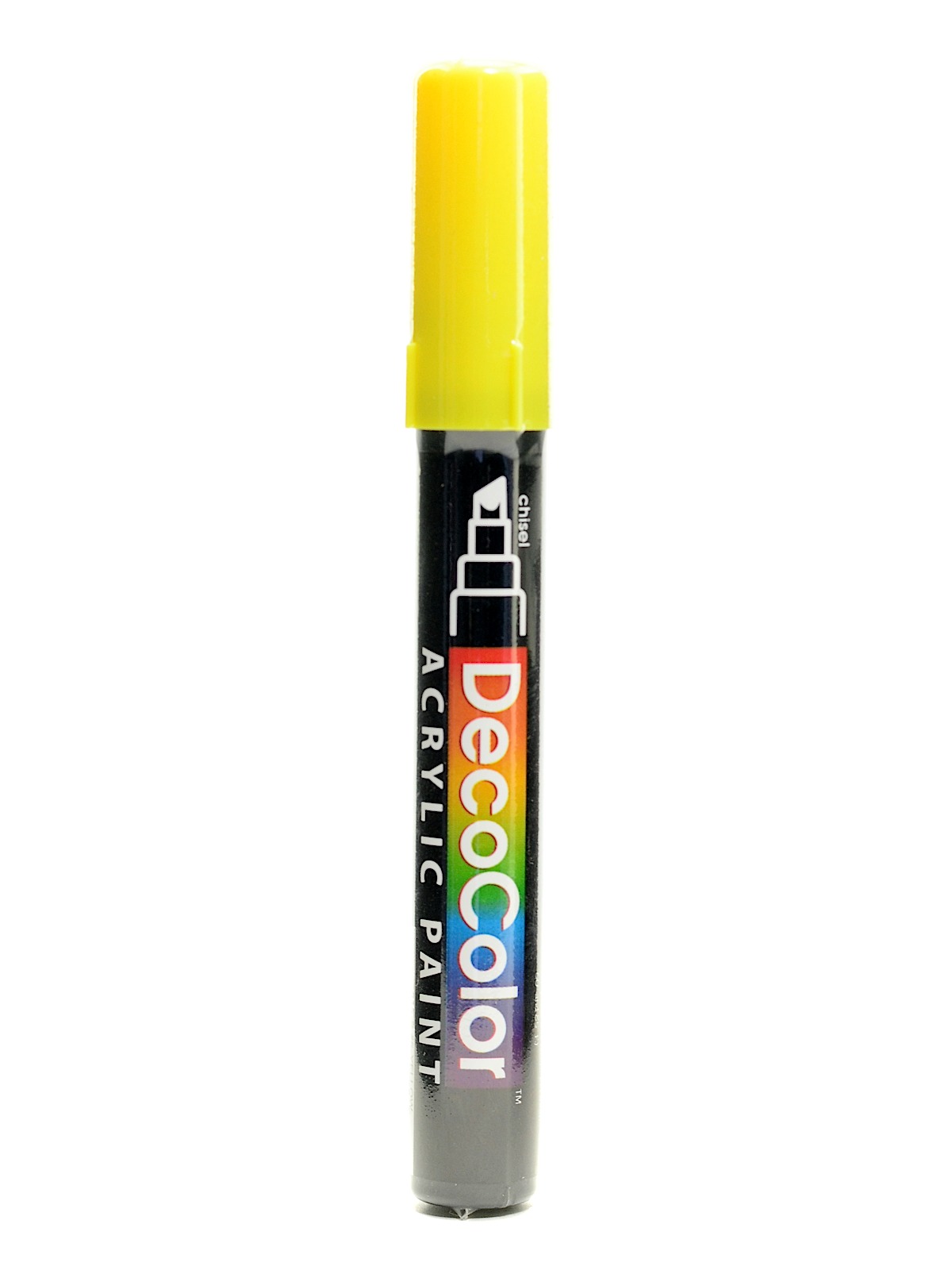 Decocolor Acrylic Paint Markers yellow chisel tip