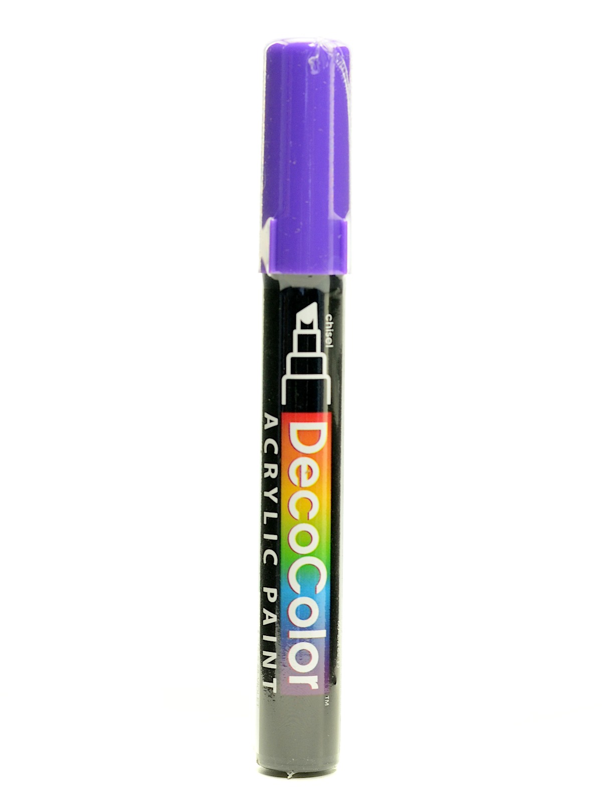 Decocolor Acrylic Paint Markers violet chisel tip