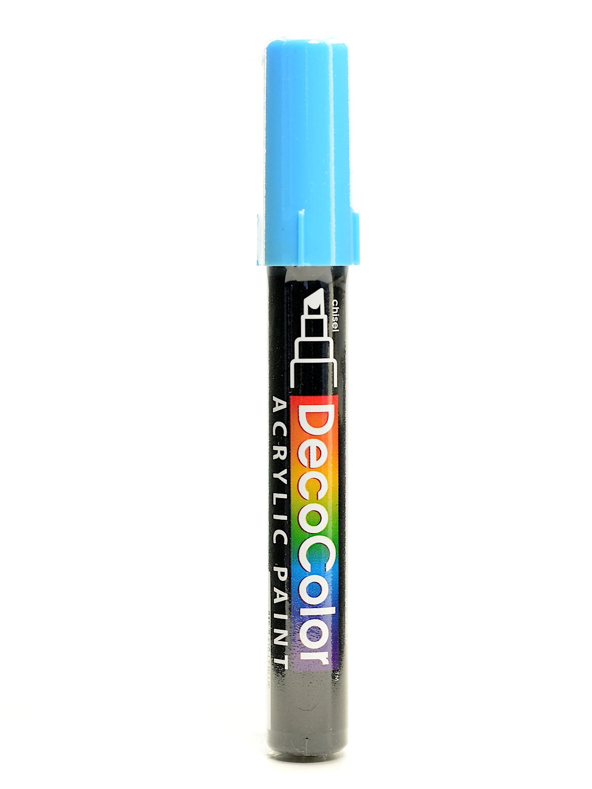 Decocolor Acrylic Paint Markers light blue chisel tip
