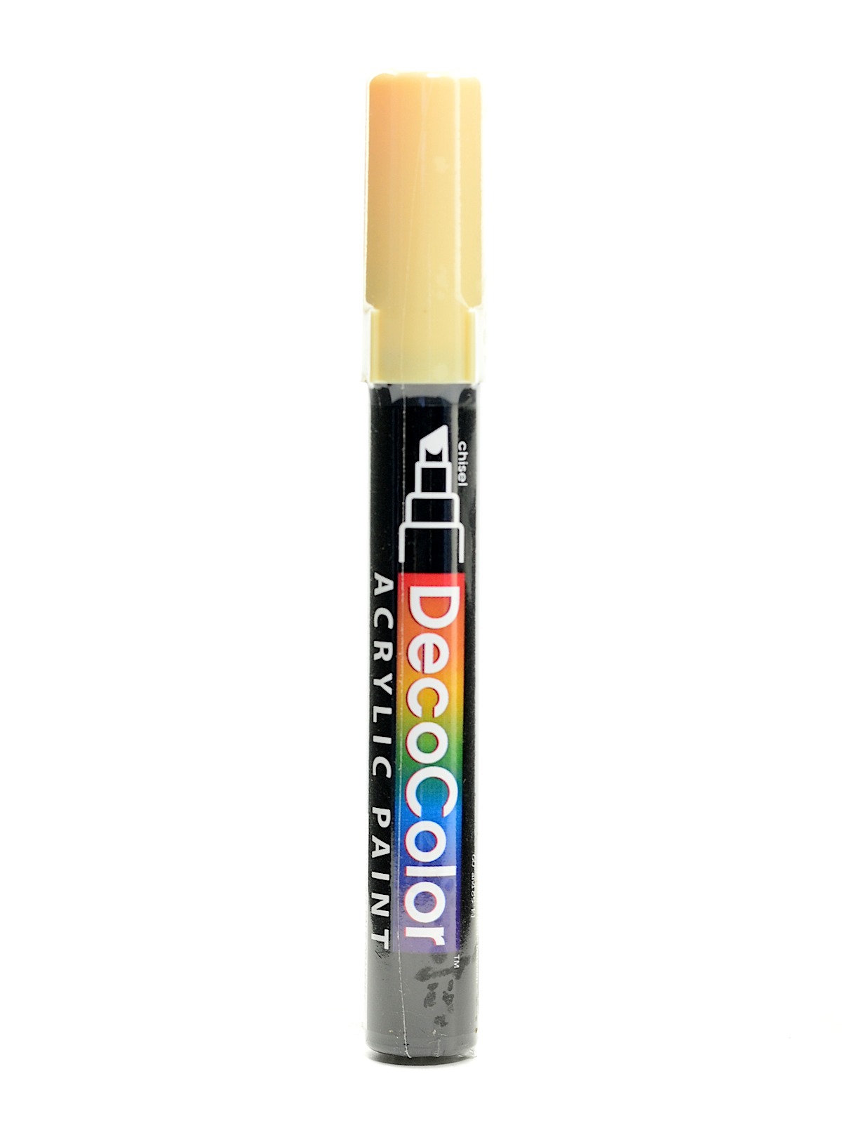Decocolor Acrylic Paint Markers pale orange chisel tip
