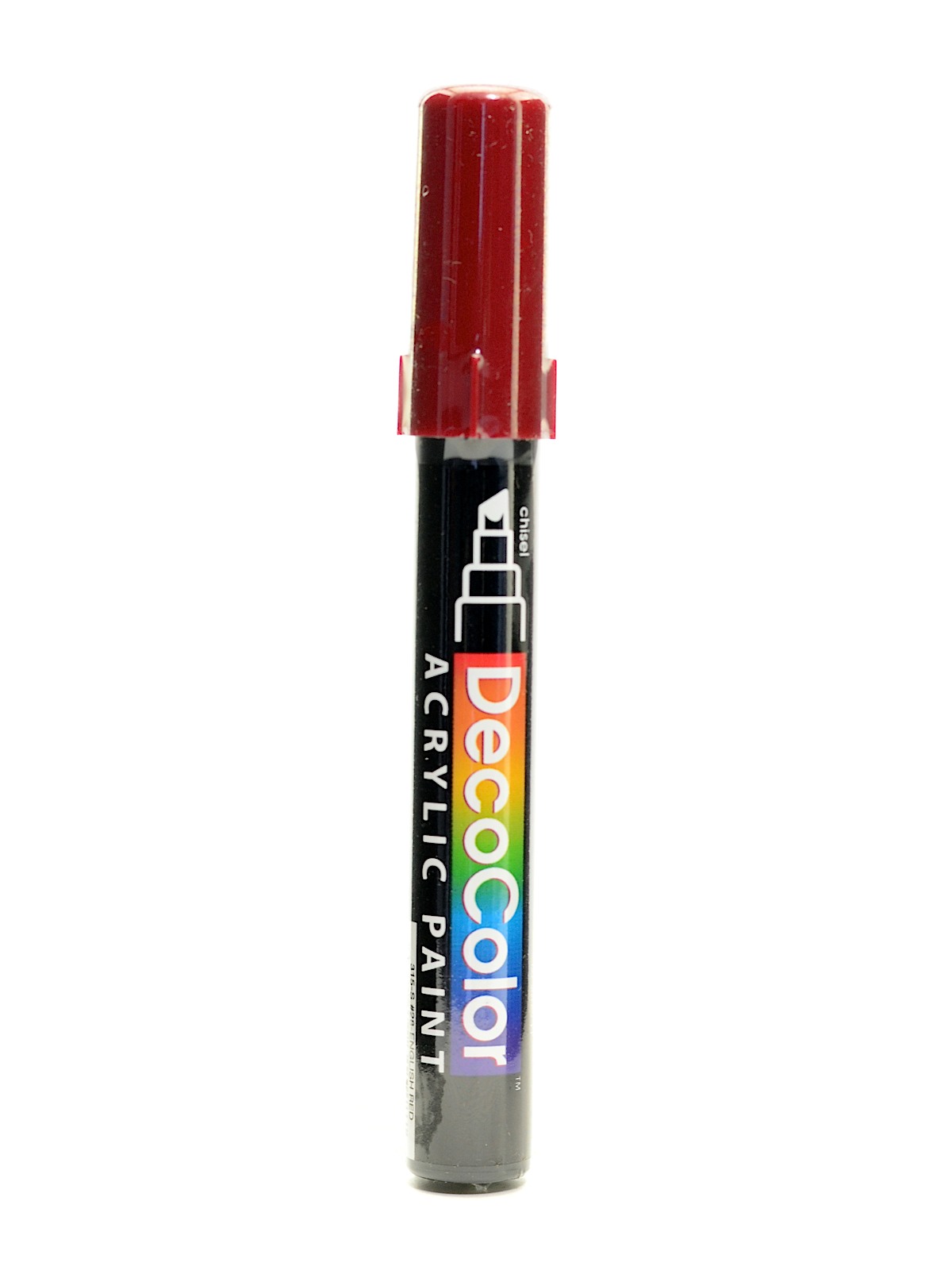 Decocolor Acrylic Paint Markers English red chisel tip